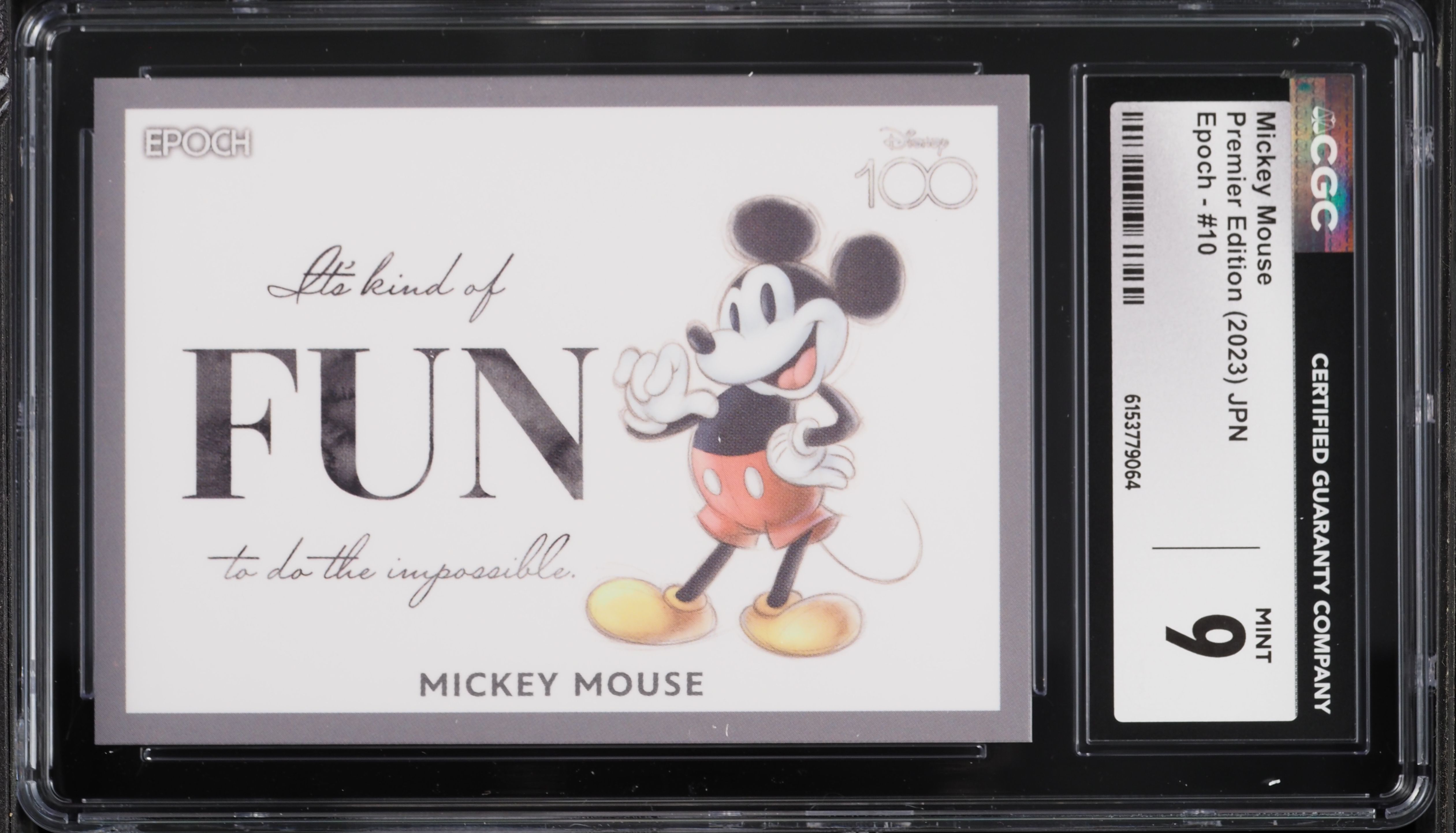 2023 Epoch Japanese Disney 100 Premier Edition Mickey Mouse #10