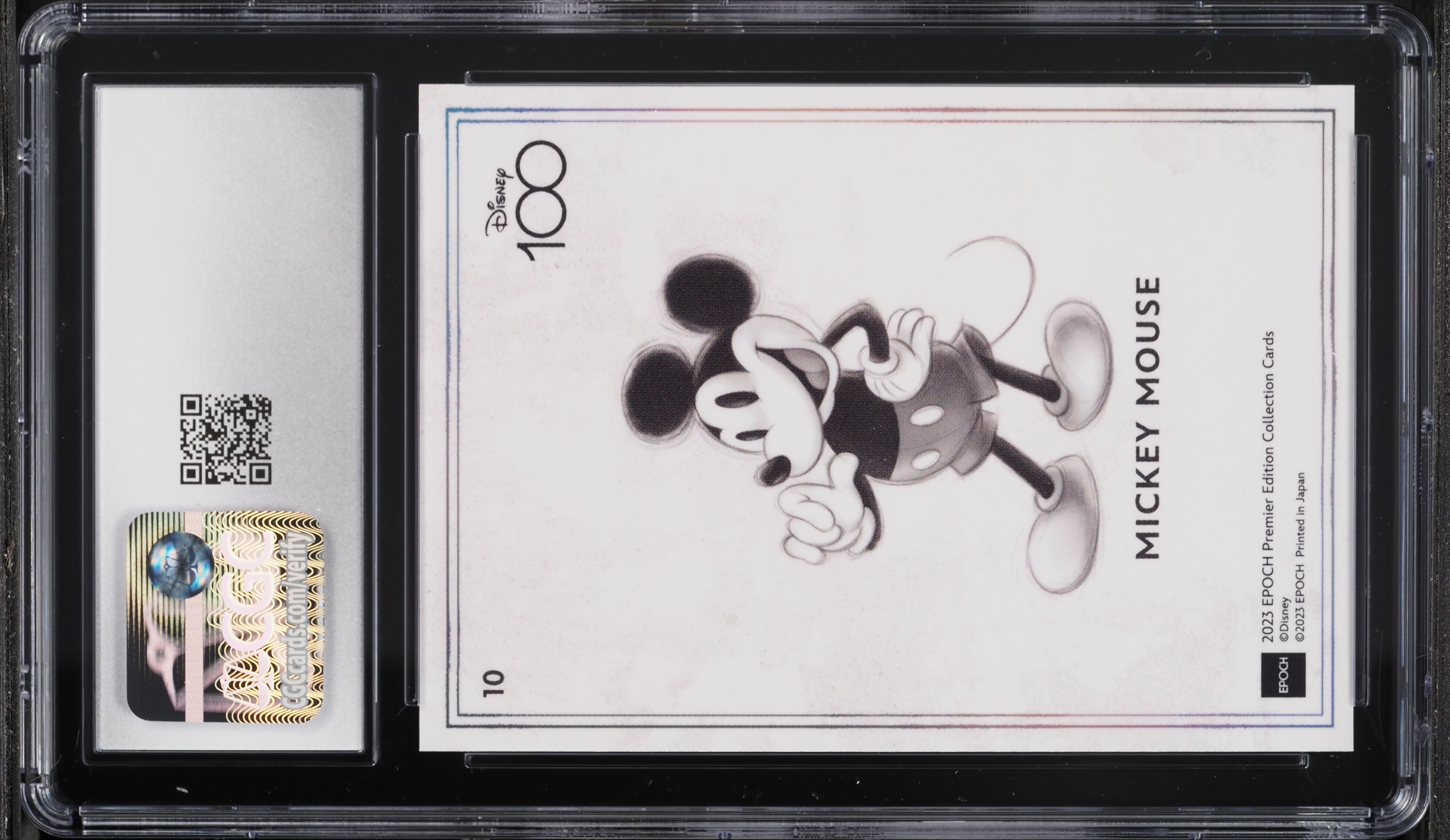 【世界1枚】EPOCH ONE Mickey & Minnie PSA9 2023 Epoch Japanese Disney 100 Premier Edition Mickey Mouse #10