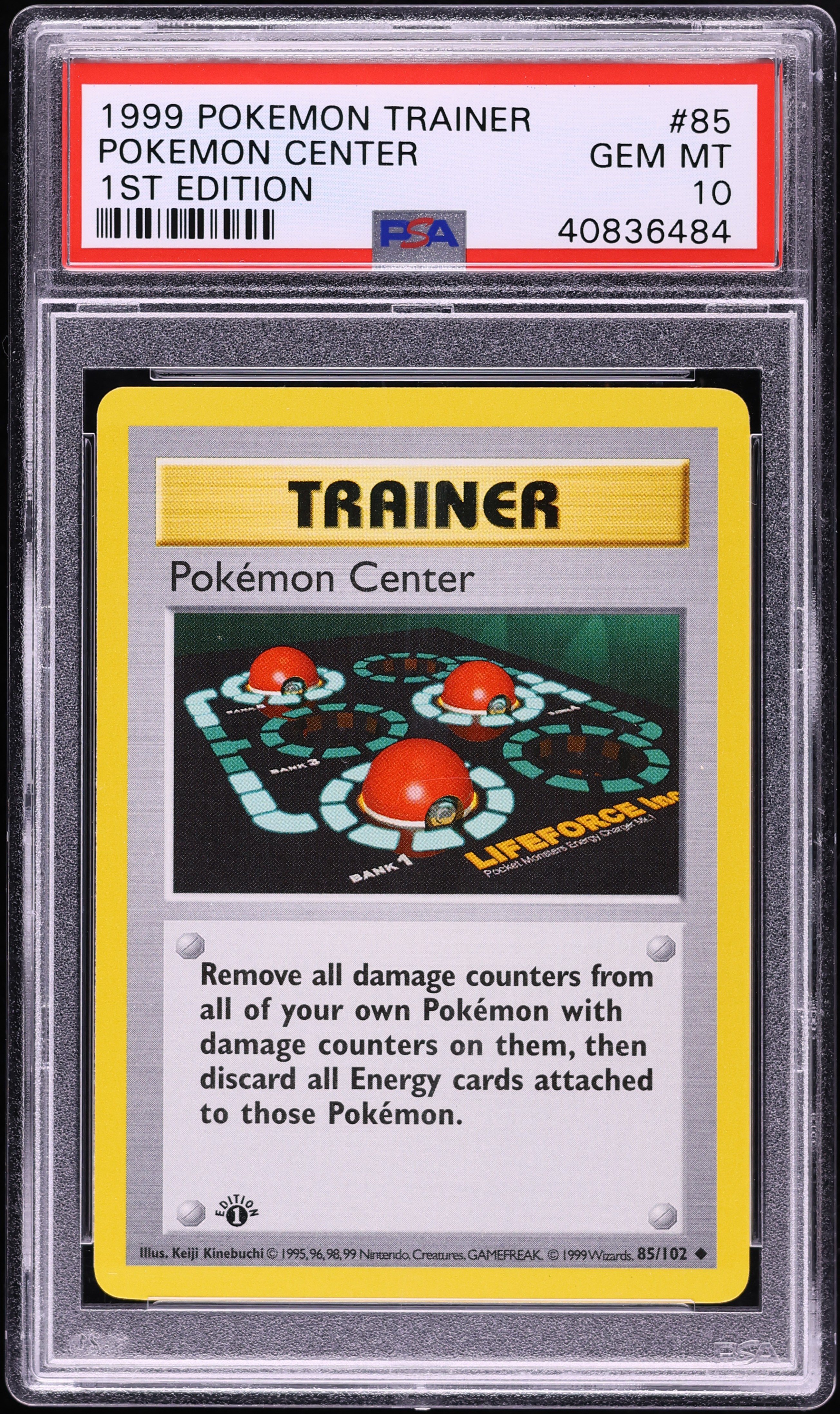1999 trainer pokemon card value GPC 10 Professor Oak #88 Original Series Base Set Discard your hand 1999 Pokemon Base Set Trainer