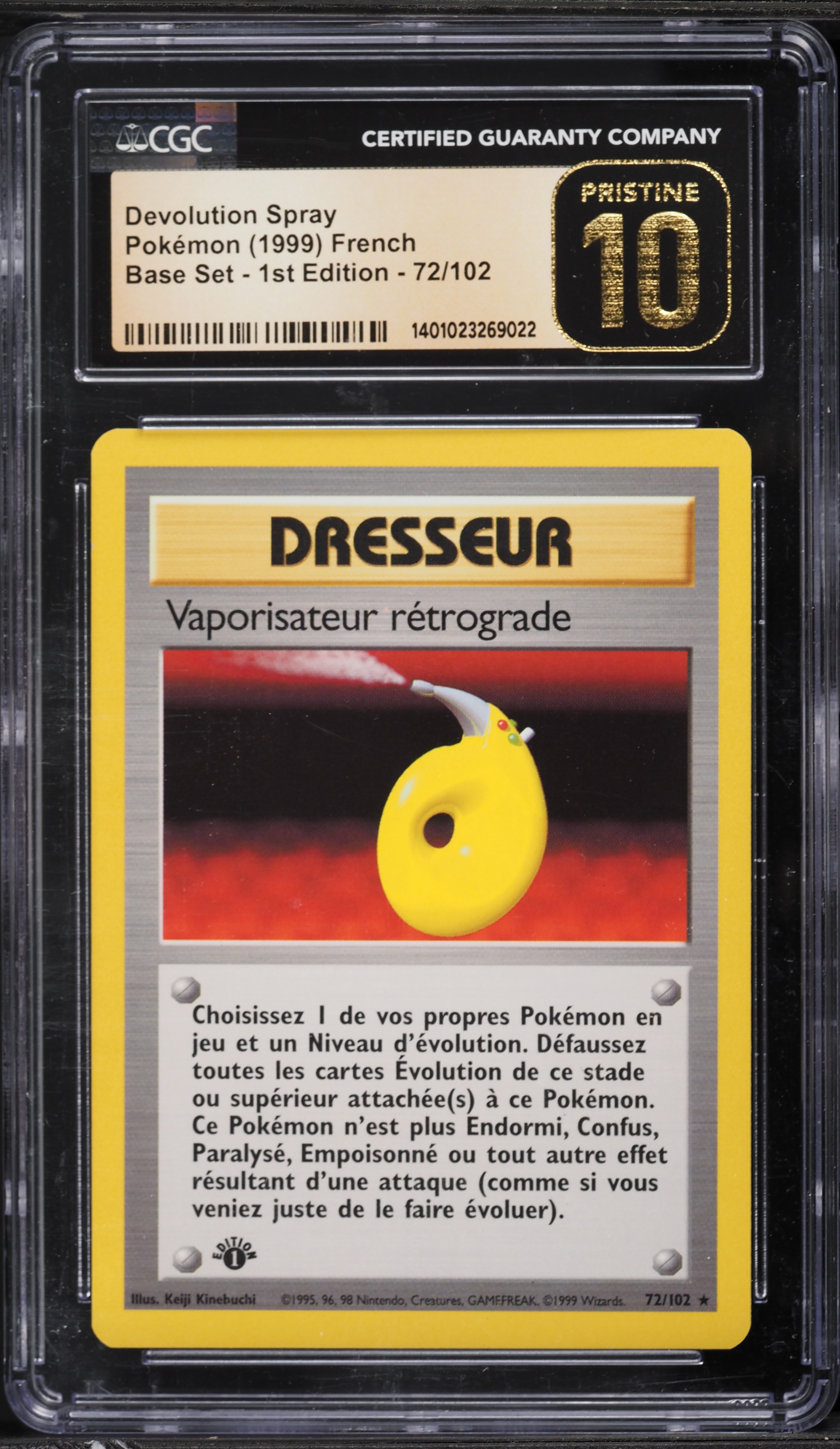 devolution spray pokemon card - (95/124) Neo Discovery 1st Edition Type 1999 Pokemon French Base Set