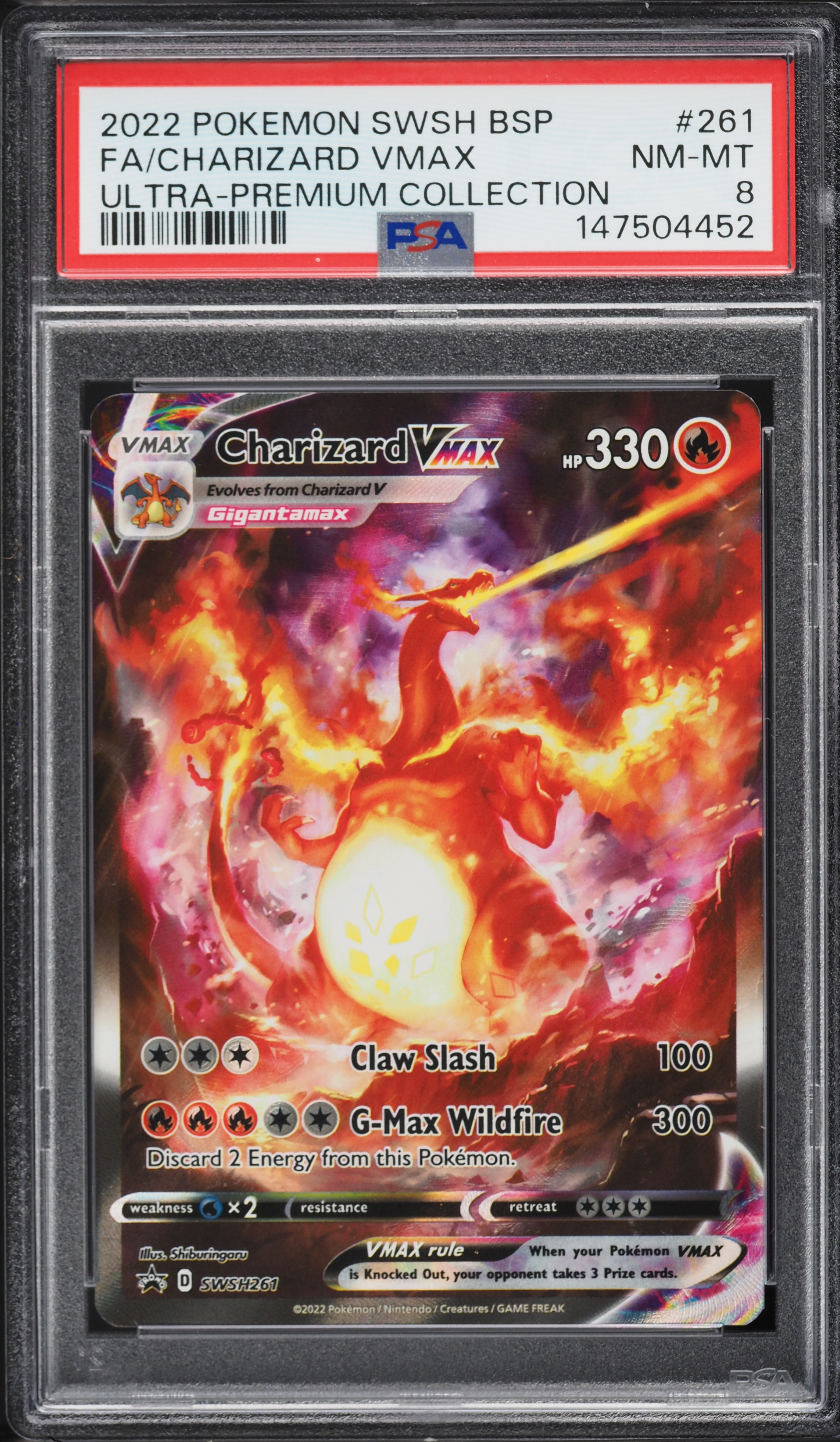 2022 Pokemon Sword & Shield Promo Ultra Premium Full Art Charizard