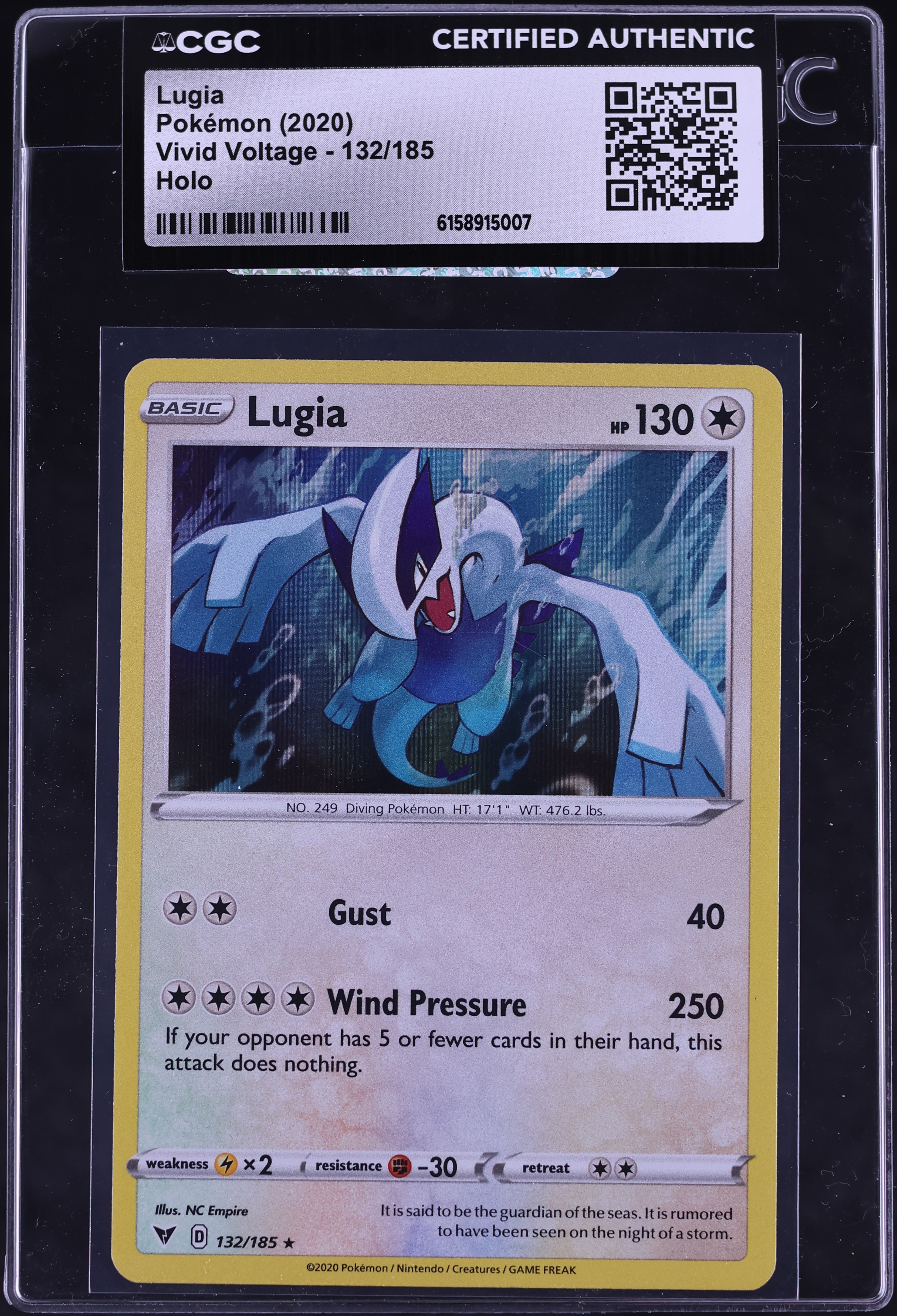 holo lugia pokemon card Neo Genesis # 9 132/185 / Holo Rare Card Type / HP / Stage 1995 lugia pokemon card Is