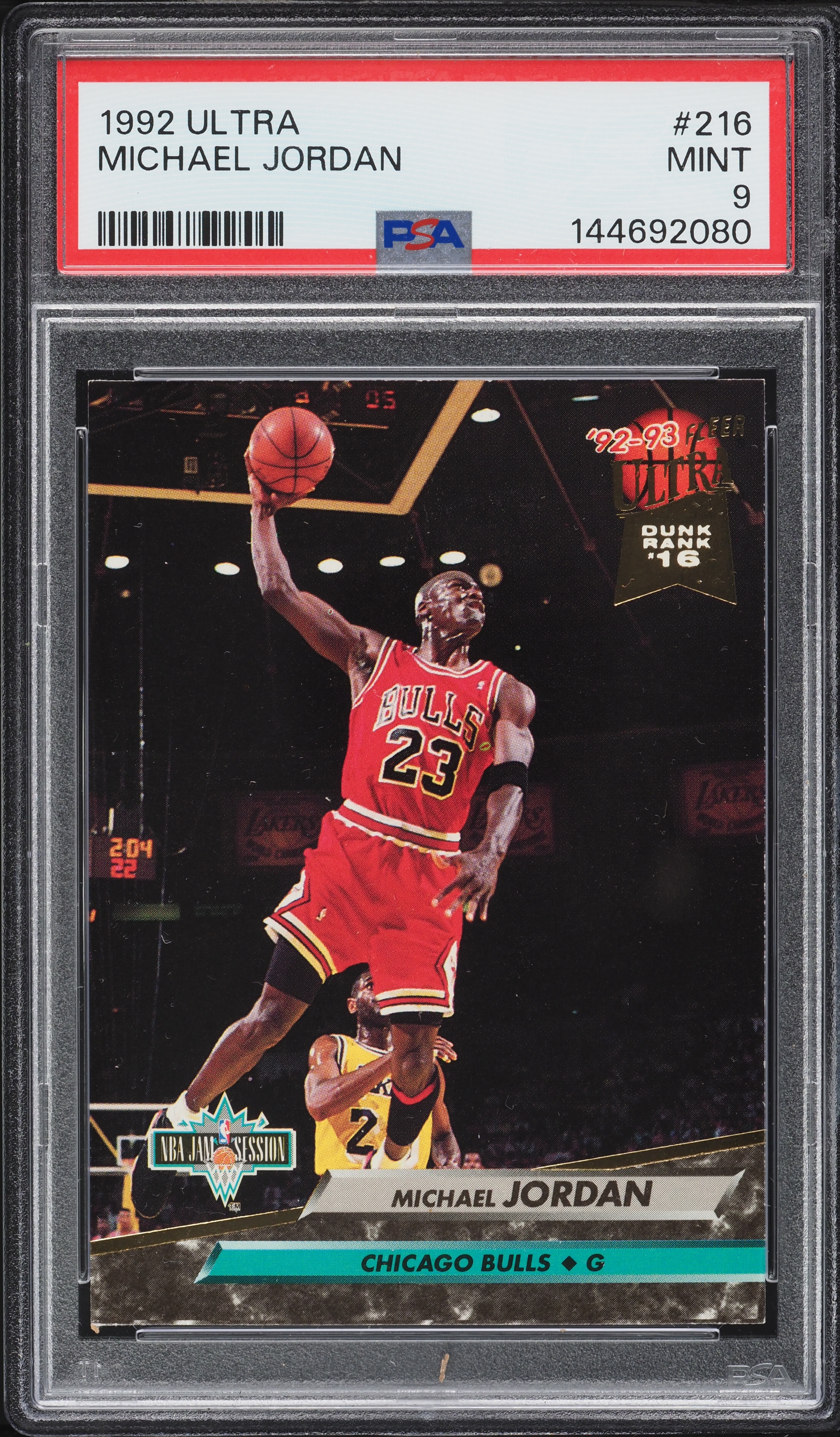 1992 Ultra Basketball Michael Jordan #216 PSA 9 MINT on Fanatics