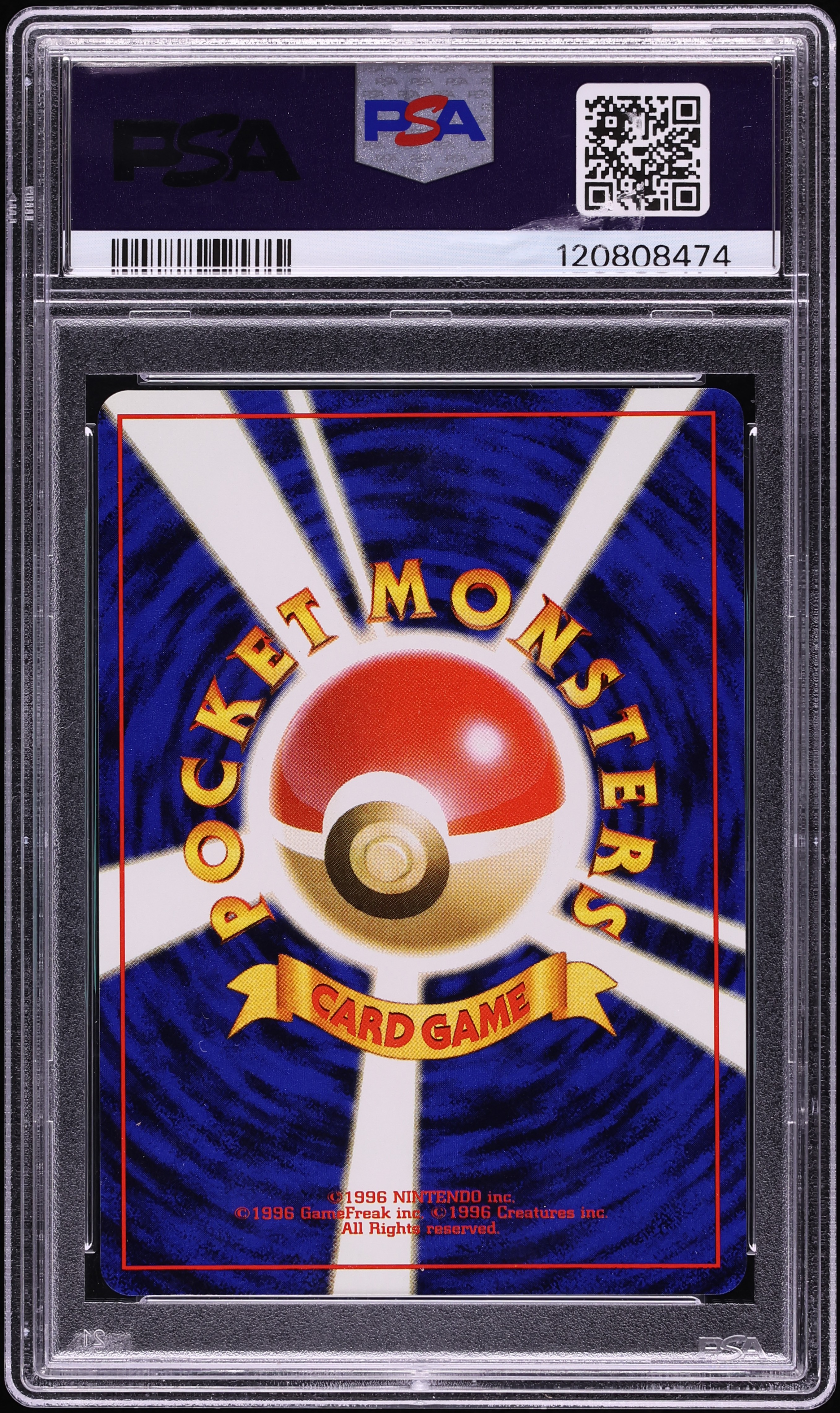 1997 Pokemon Japanese Rocket Gang Holo Dark Alakazam #65 PSA 10