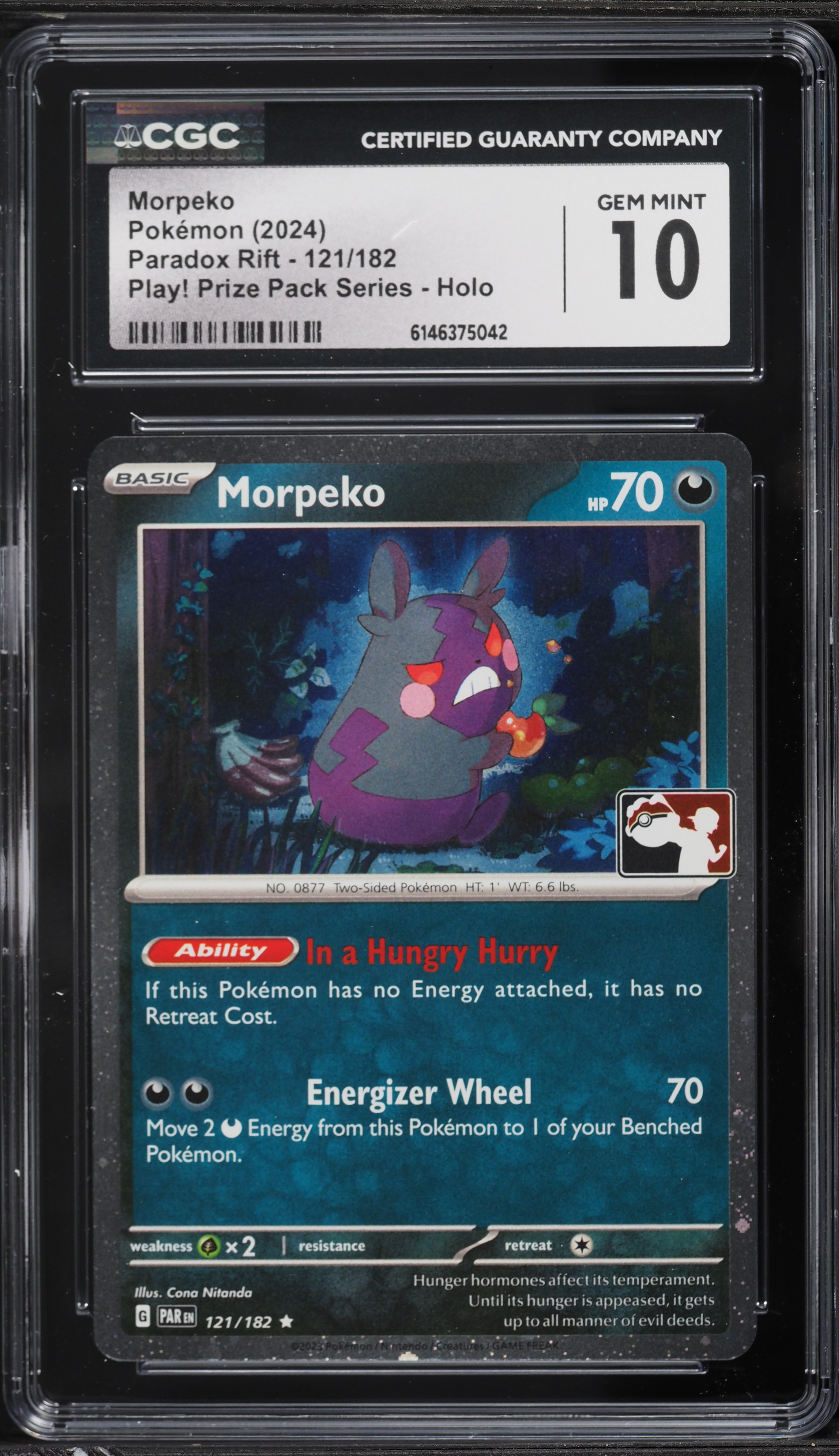 2024 Pokemon Scarlet & Violet Paradox Rift Play! Prize Pack Holo