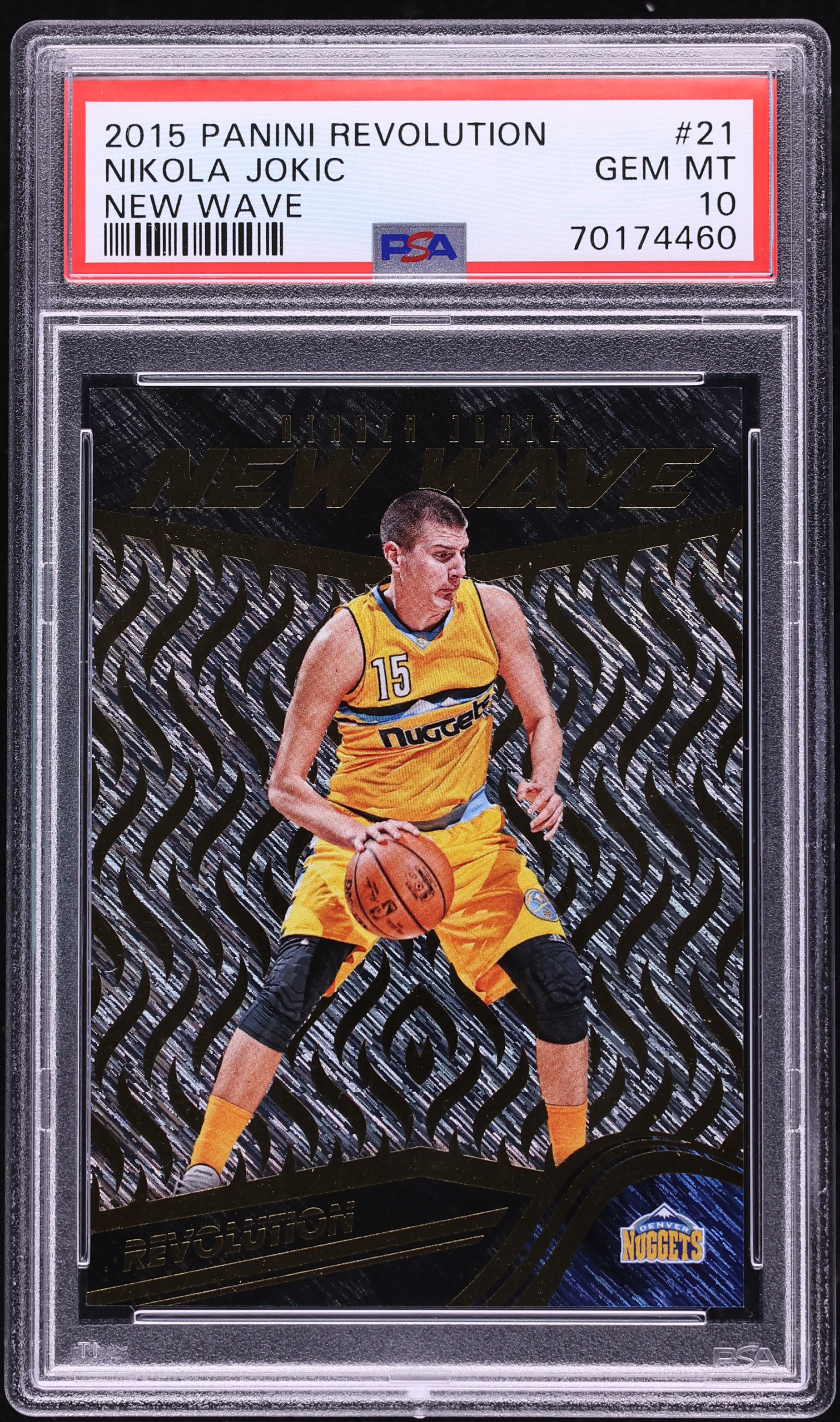 2015 Panini Revolution New Wave Nikola Jokic ROOKIE #21 PSA 10 GEM 