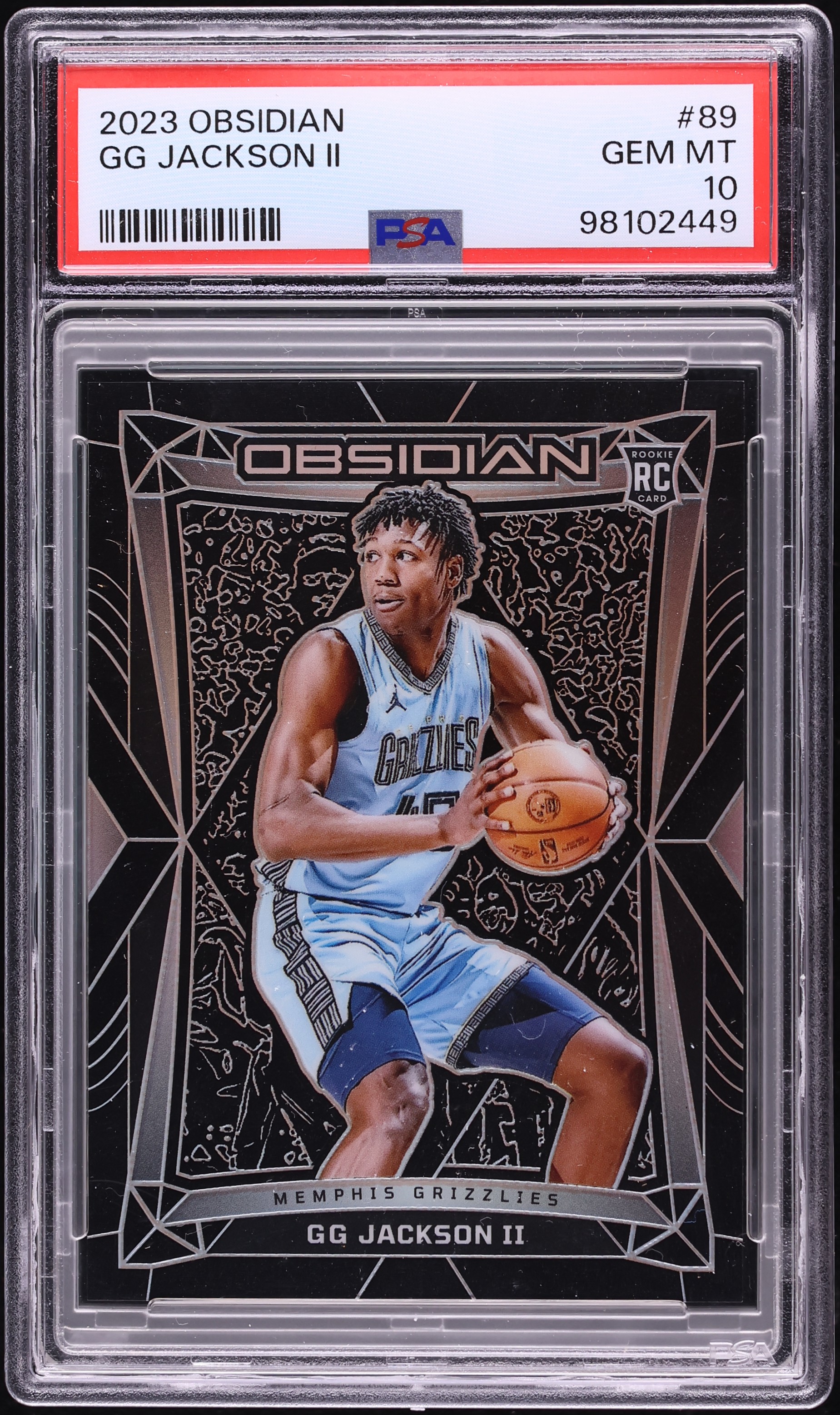 2023 Panini Obsidian GG Jackson II ROOKIE #89 PSA 10 GEM MINT on