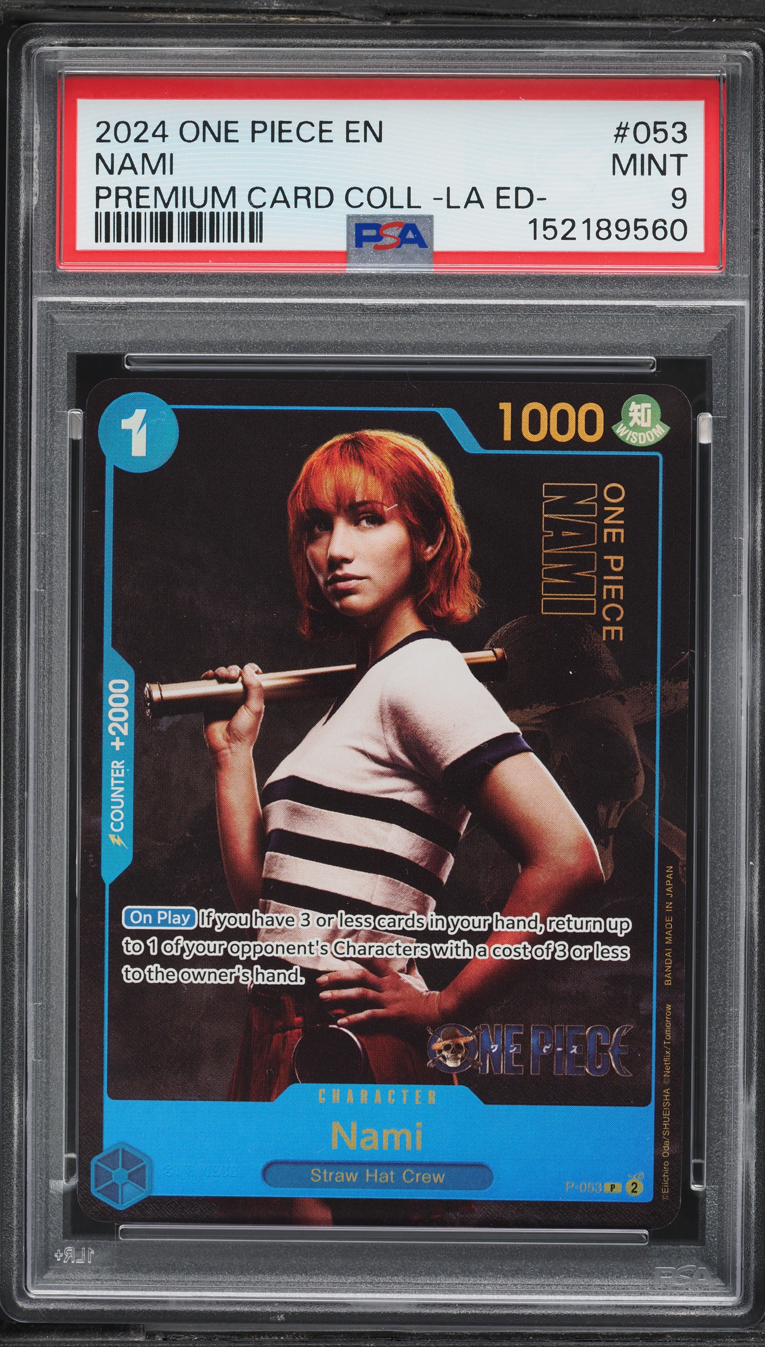 2024 One Piece Promo Premium Collection Live Action Edition Nami 