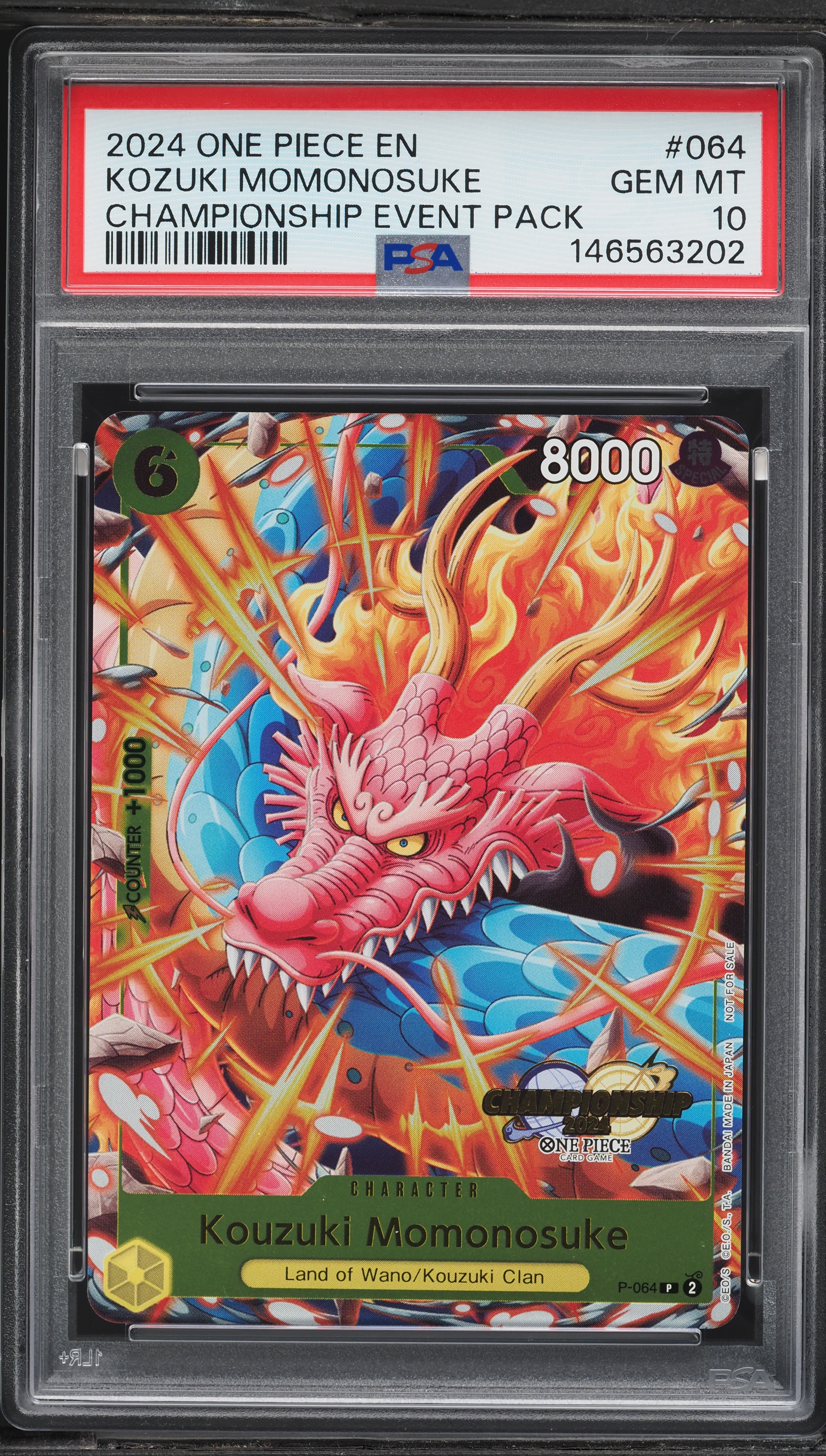 2024 One Piece Championship Event Pack Kozuki Momonosuke #P-064