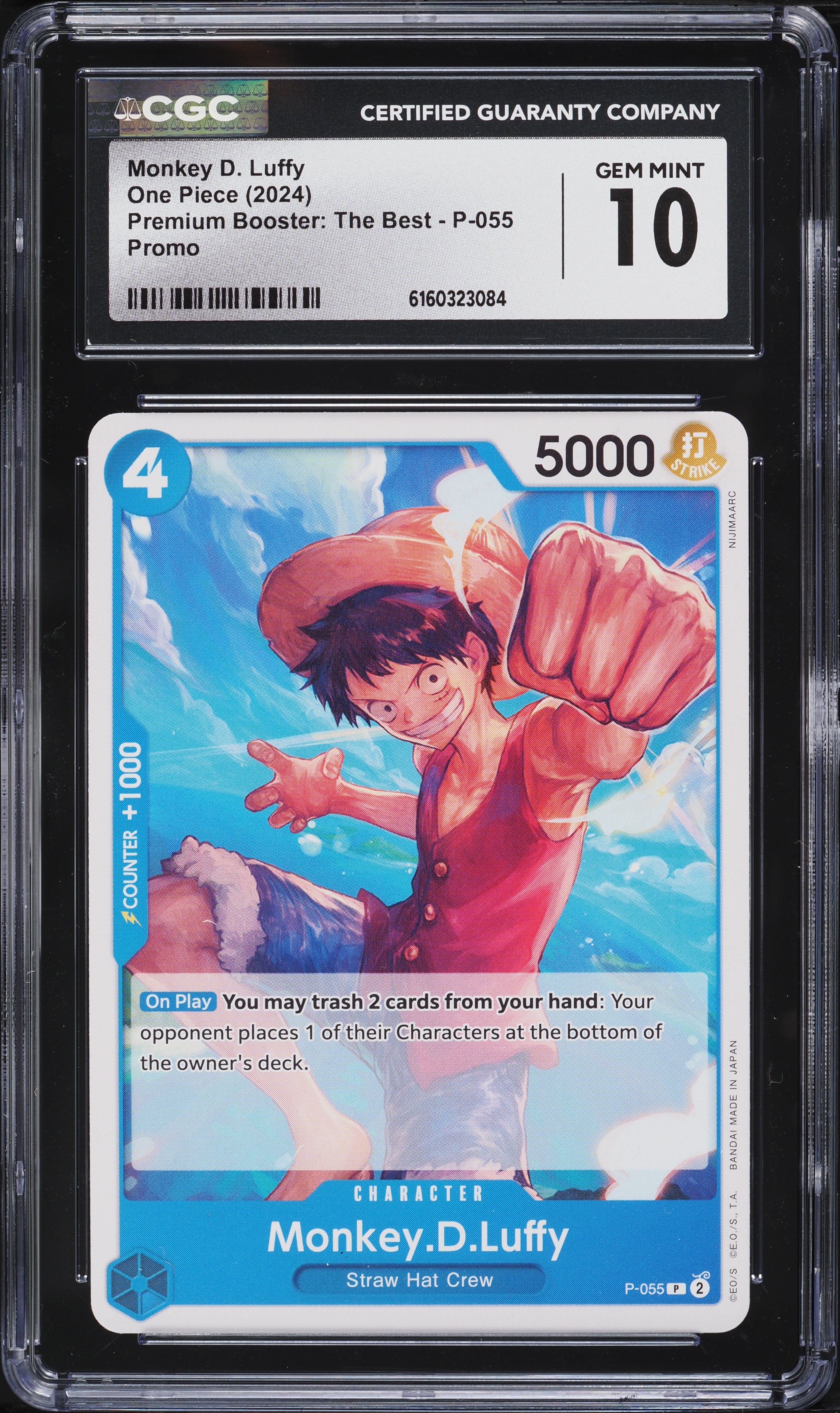 2024 One Piece Premium Booster: The Best Monkey D. Luffy #P-055