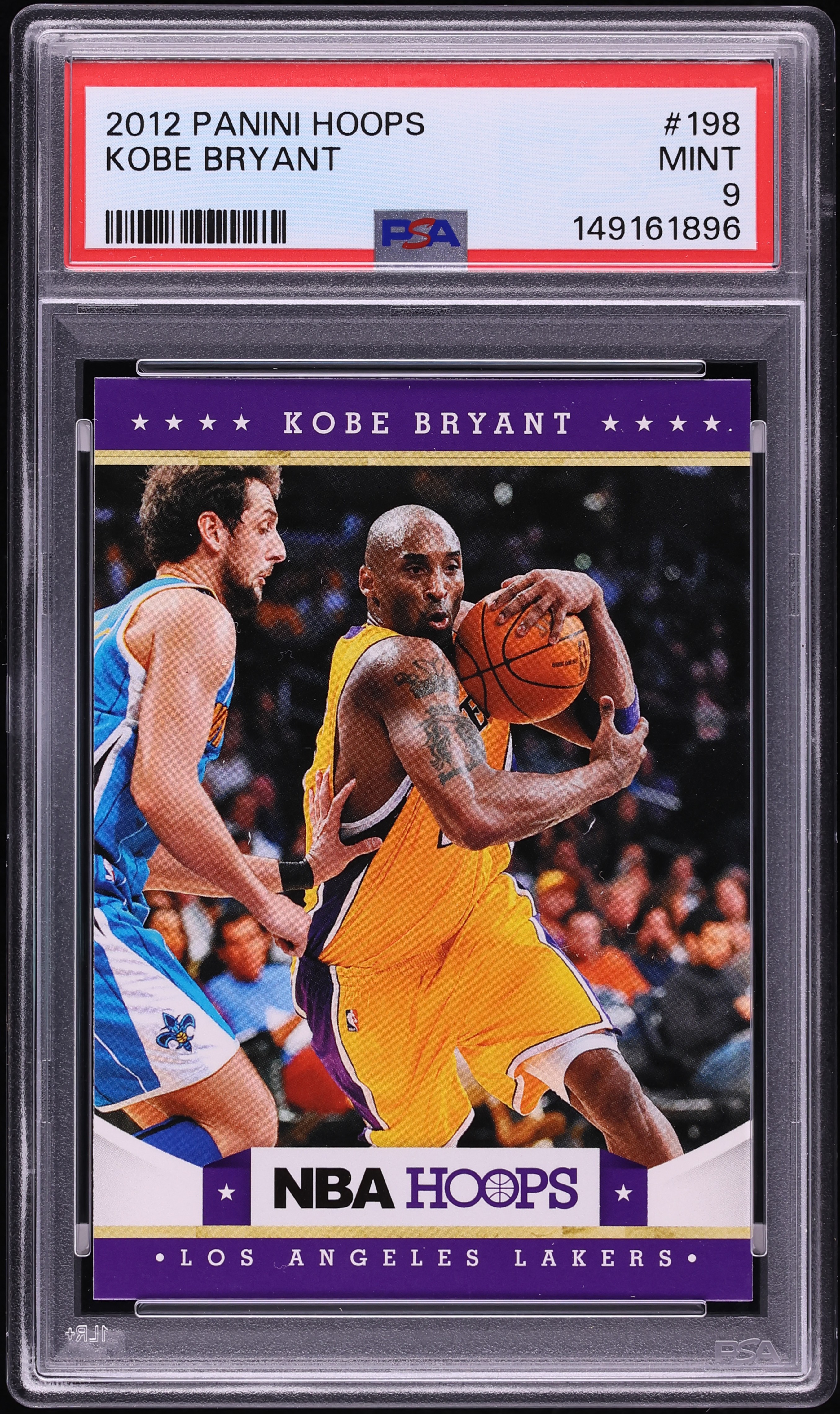 2012 Hoops Kobe Bryant #198 PSA 9 MINT on Fanatics Collect