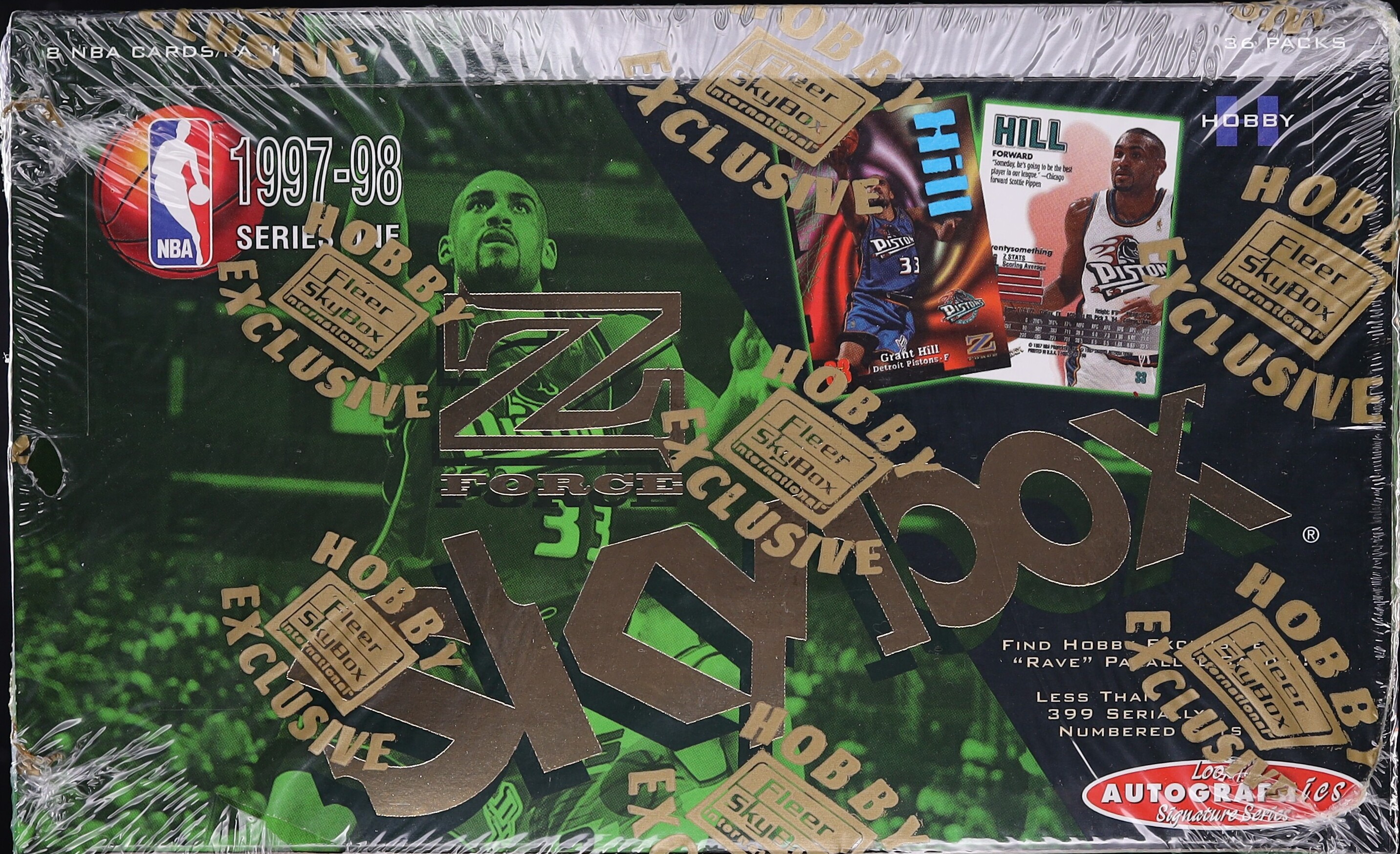 希少!?米軍放出ディナーセットBOX 1997 SkyBox Z-Force Series 1 Basketball Sealed Hobby Box, 36ct