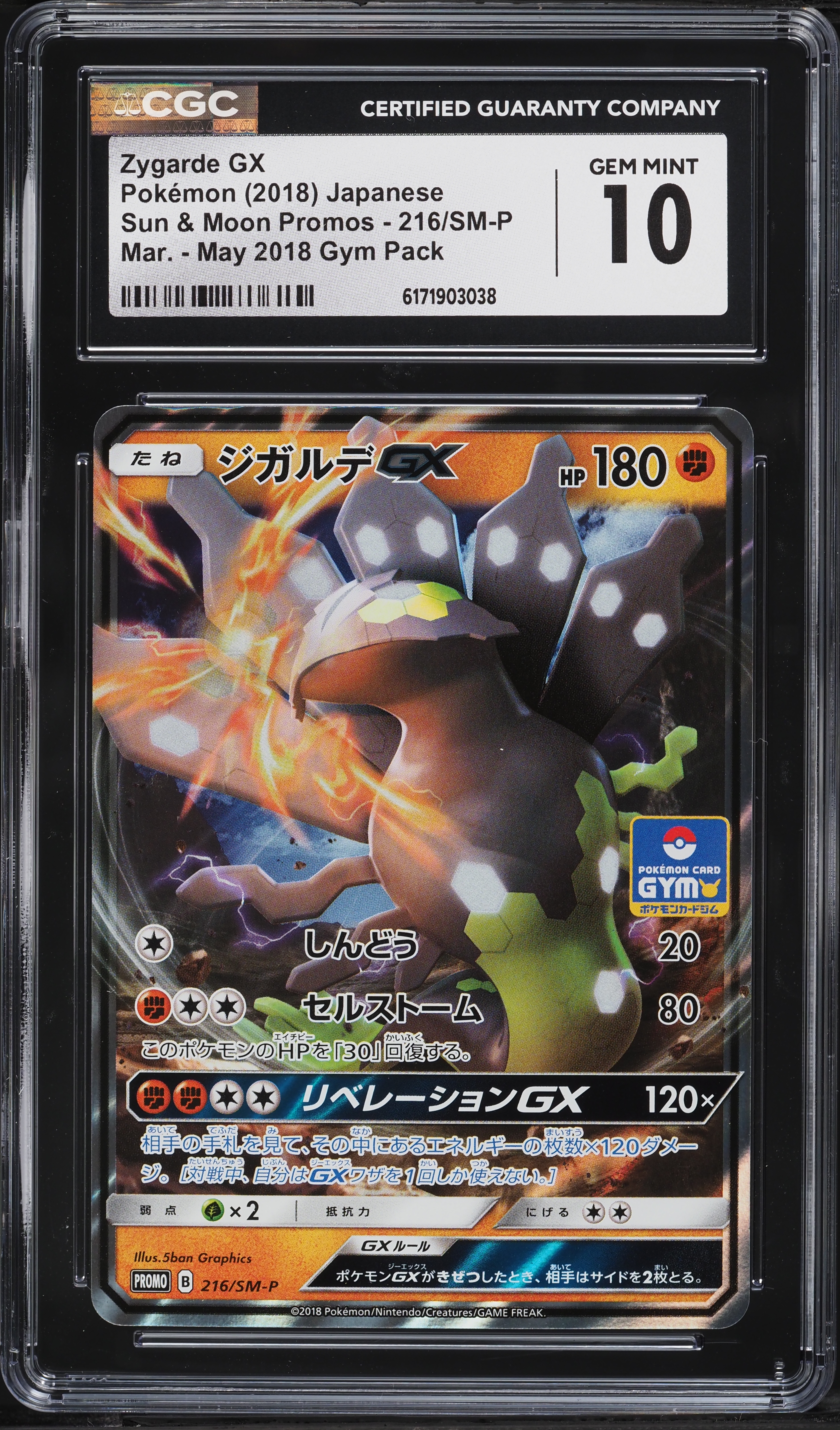 2018 Pokemon Japanese Sun & Moon Promo Mar-May '18 Gym Pack Alt