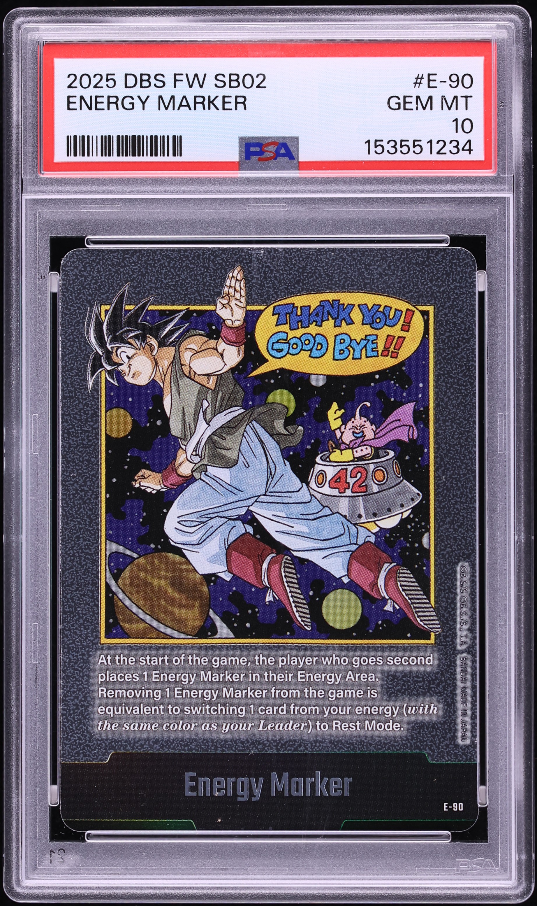エナジーマーカー E-90 Dragon Ball Manga Booster Dragon Ball Fusion