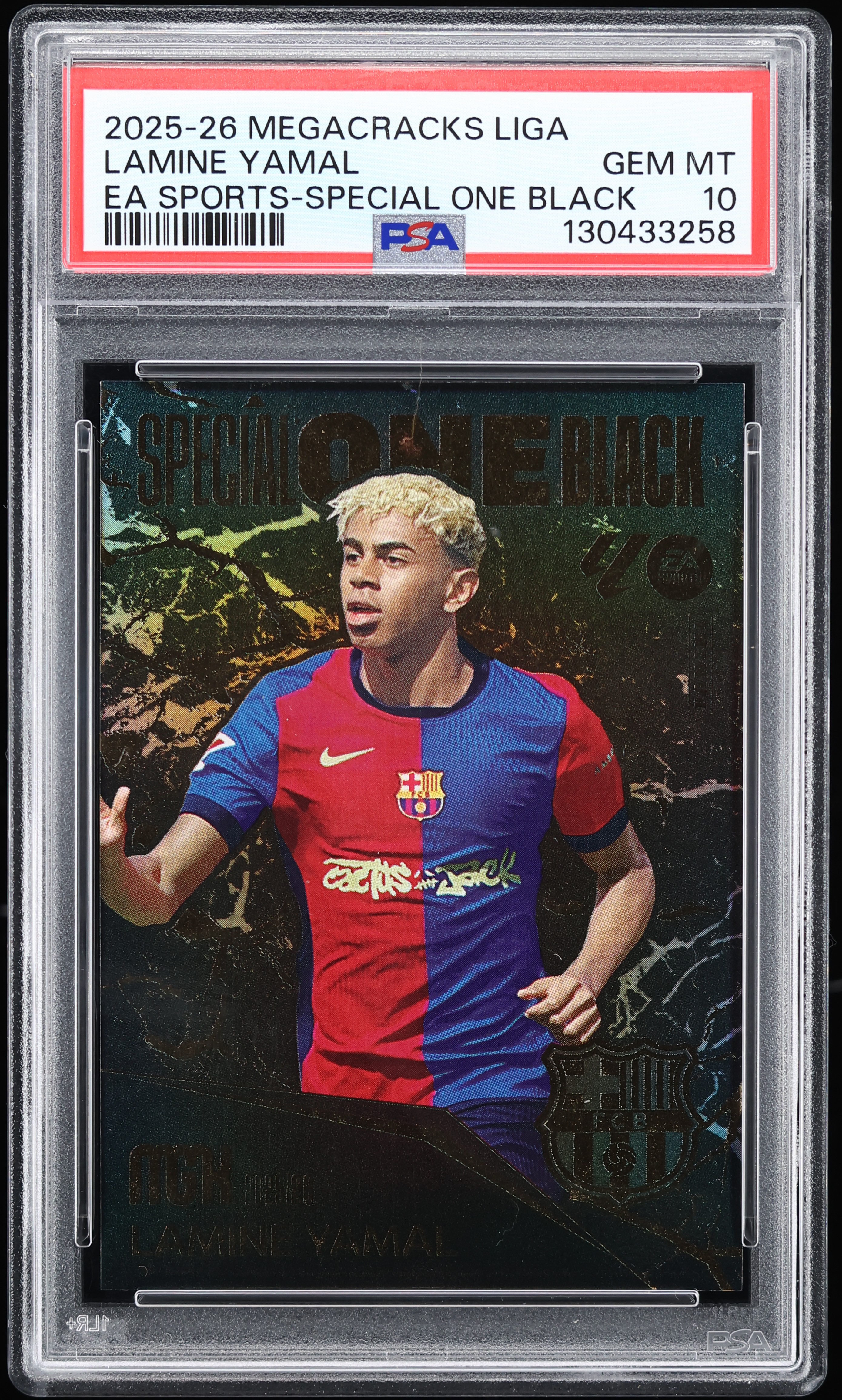 2025 Panini Megacracks LaLiga EA Sports Special One Black Lamine