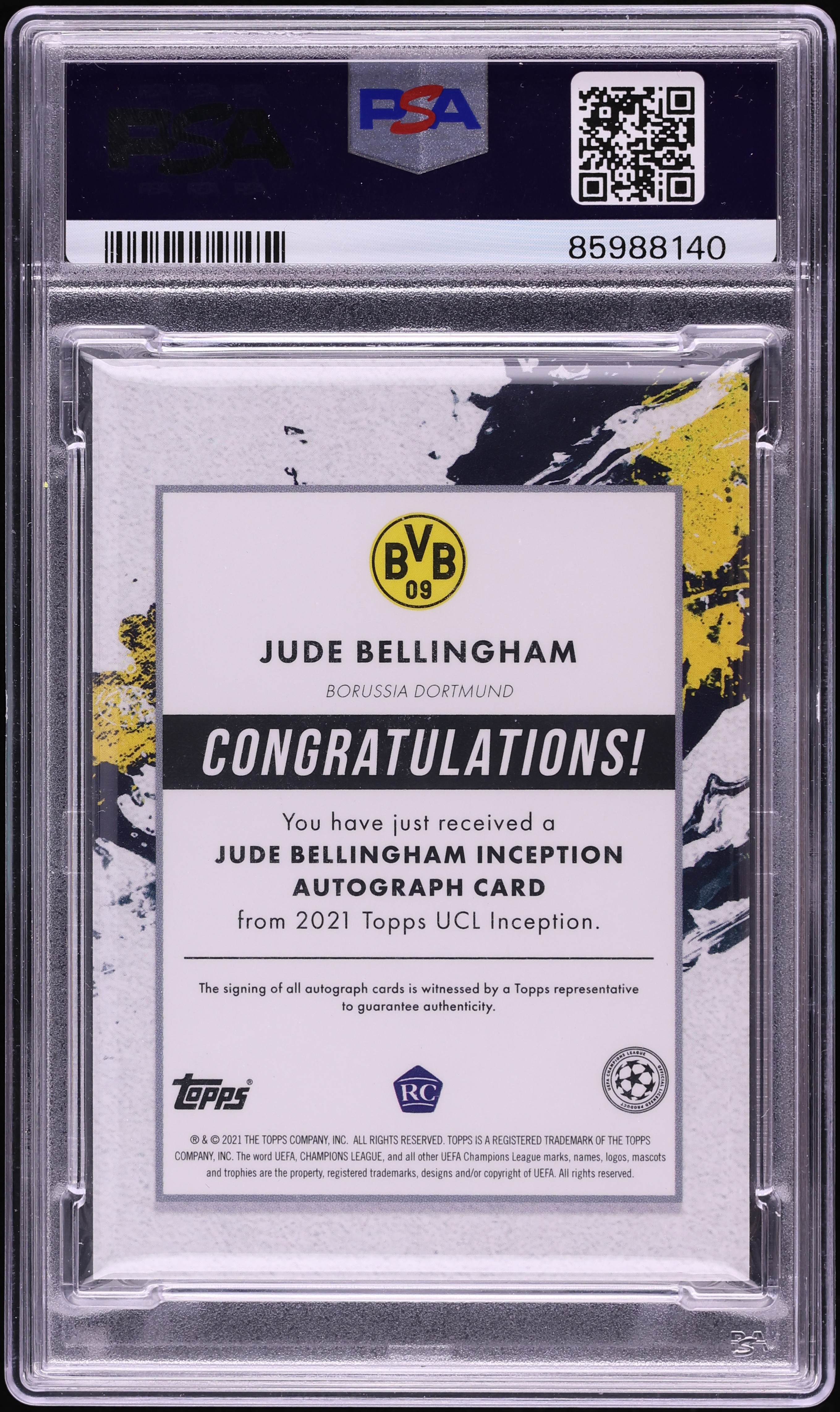 2020 Topps Inception UEFA Champions League Emerging Stars Red