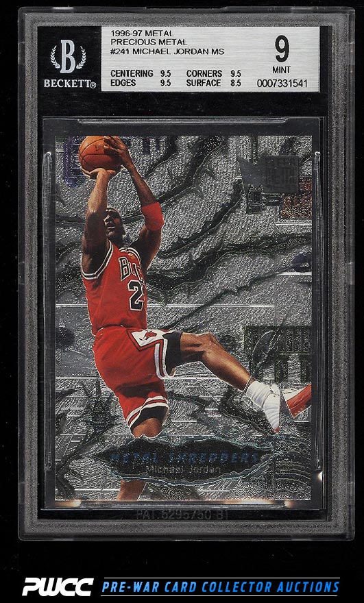 1996 fleer metal jordan