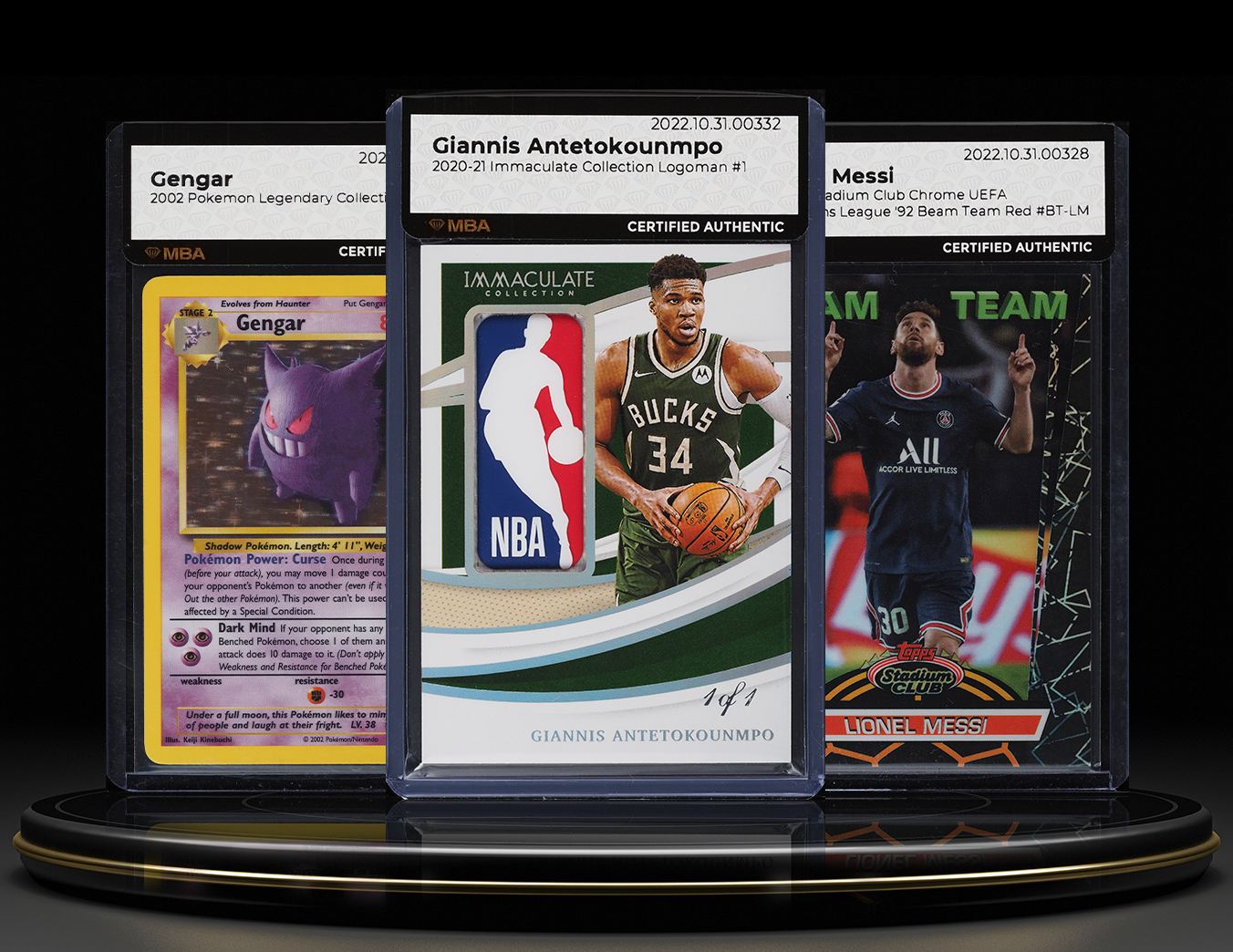 Professional Authentication starting at $3 per card