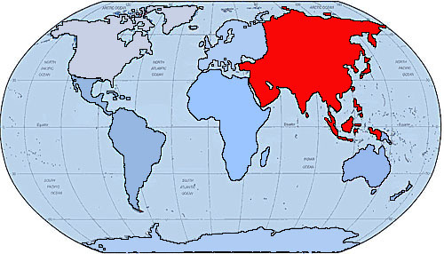 Географско положение на Азия | Topography Quiz - Quizizz