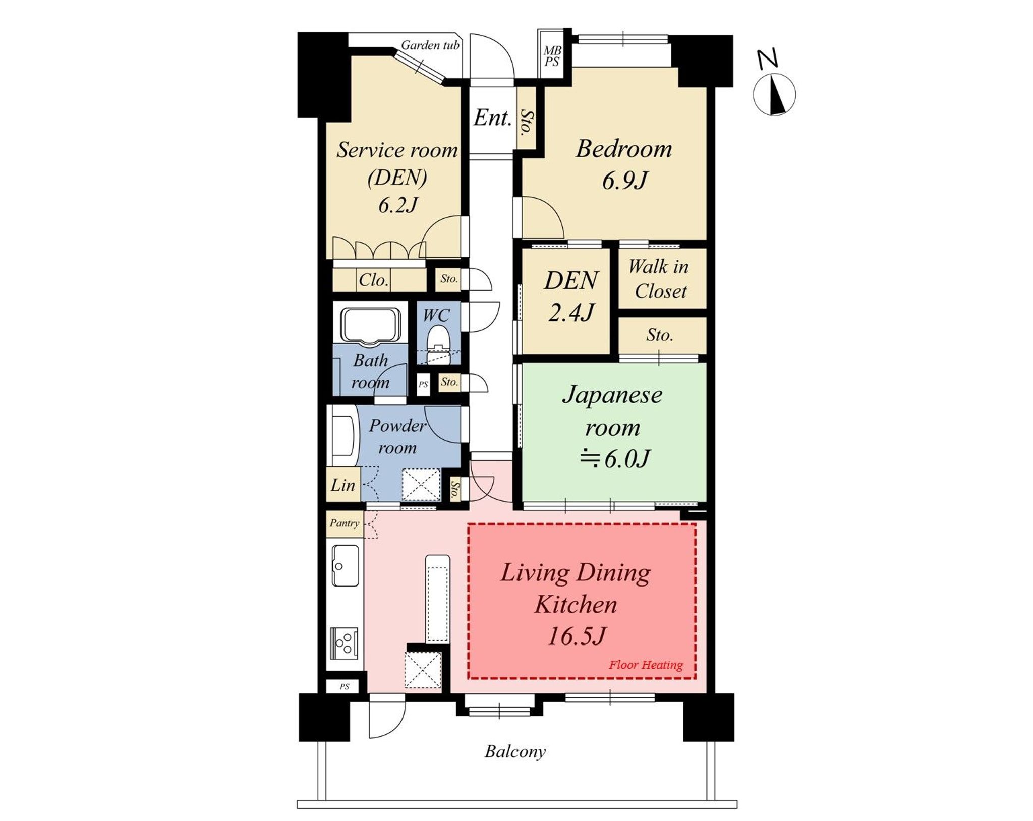 間取り図_ライオンズマンション荒川遊園アクアステージ