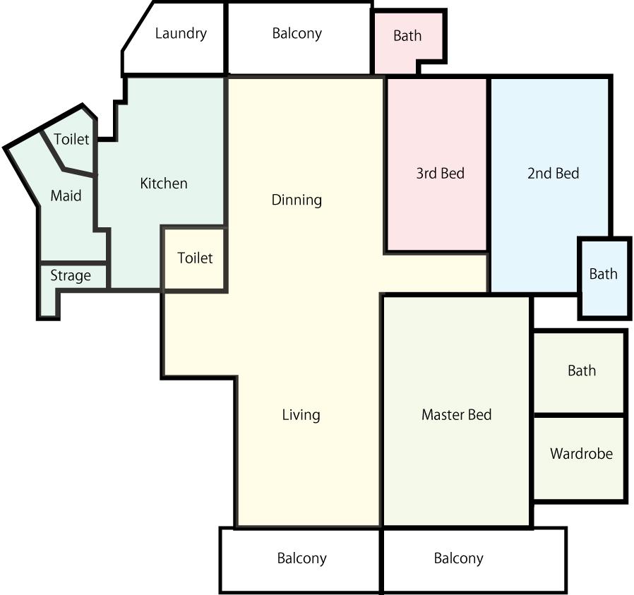 3Bedroom 325sqm #17C 