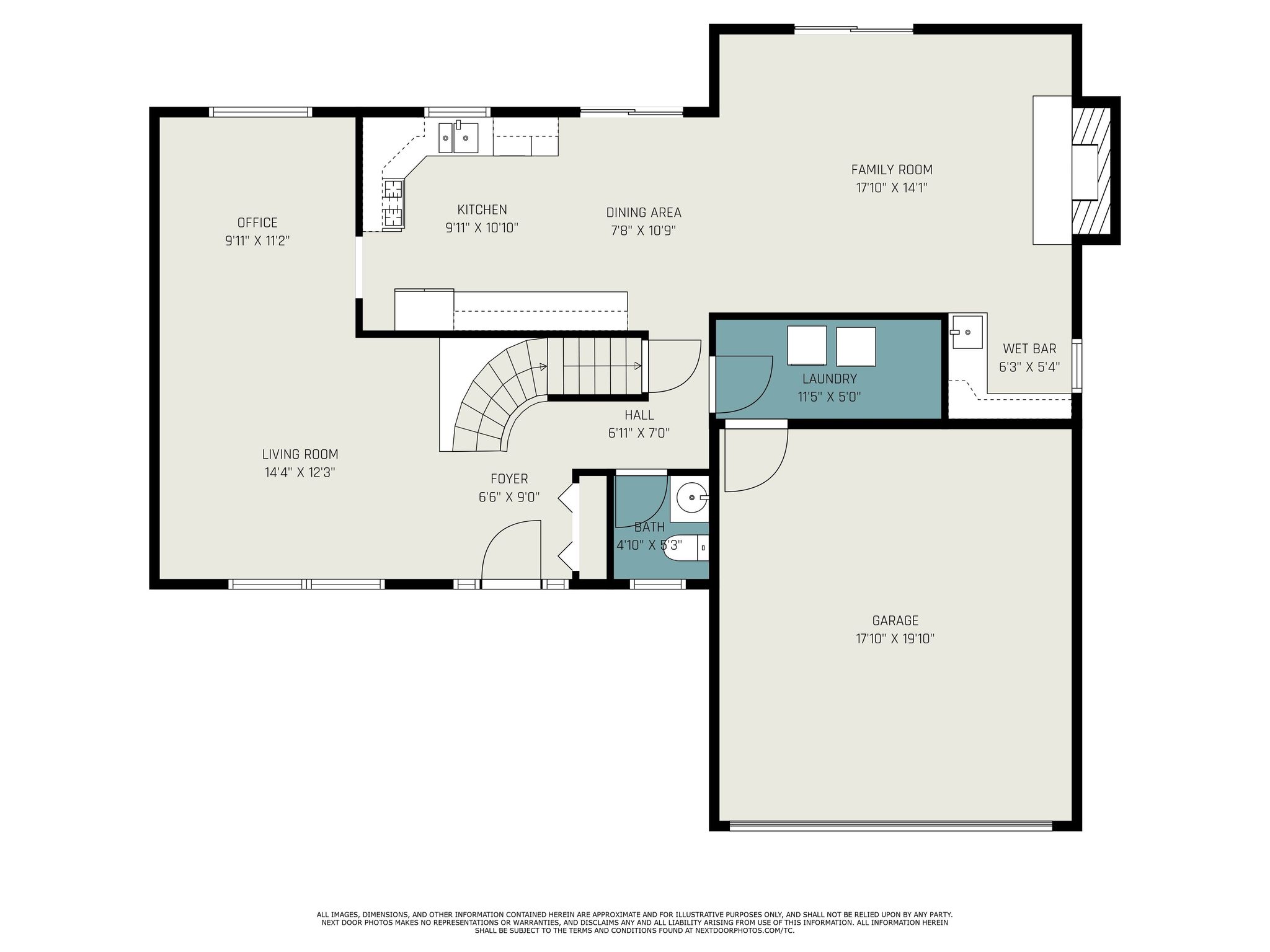 Main Level Floor Plan