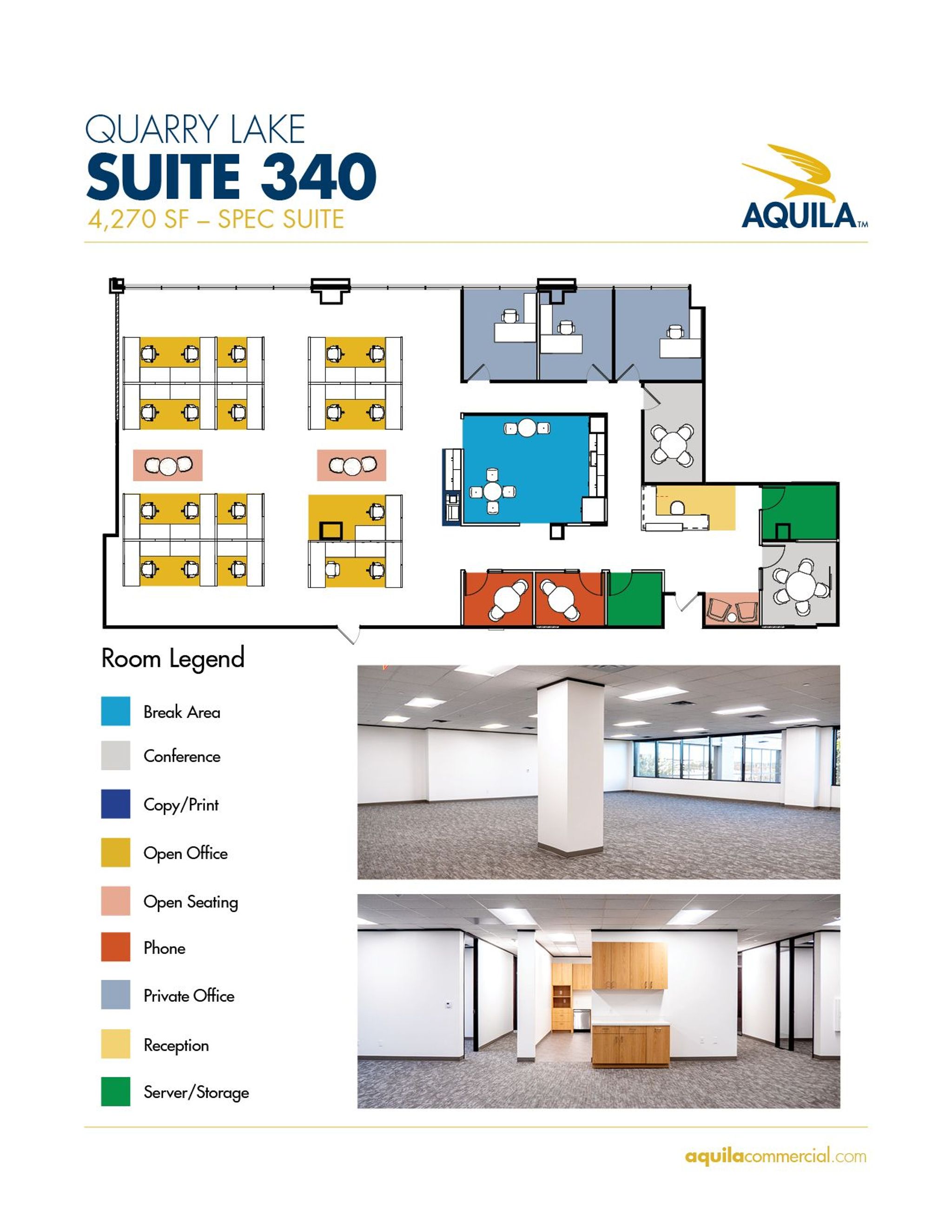 AQUILA - Quarry Lake - Suite 340 - 4,270 SF