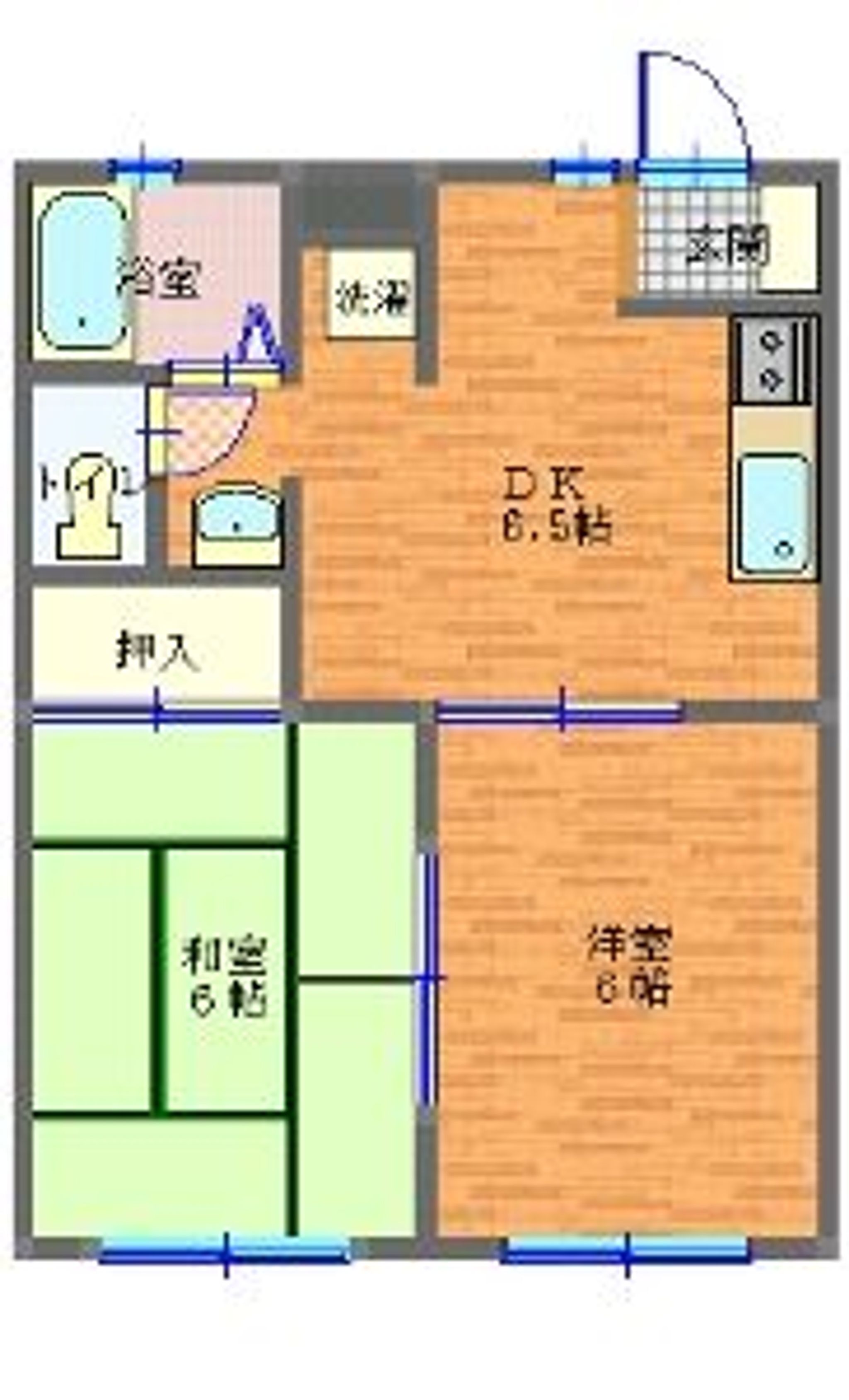 ミサワ中原ｱﾊﾟｰﾄﾒﾝﾄ1-1号室