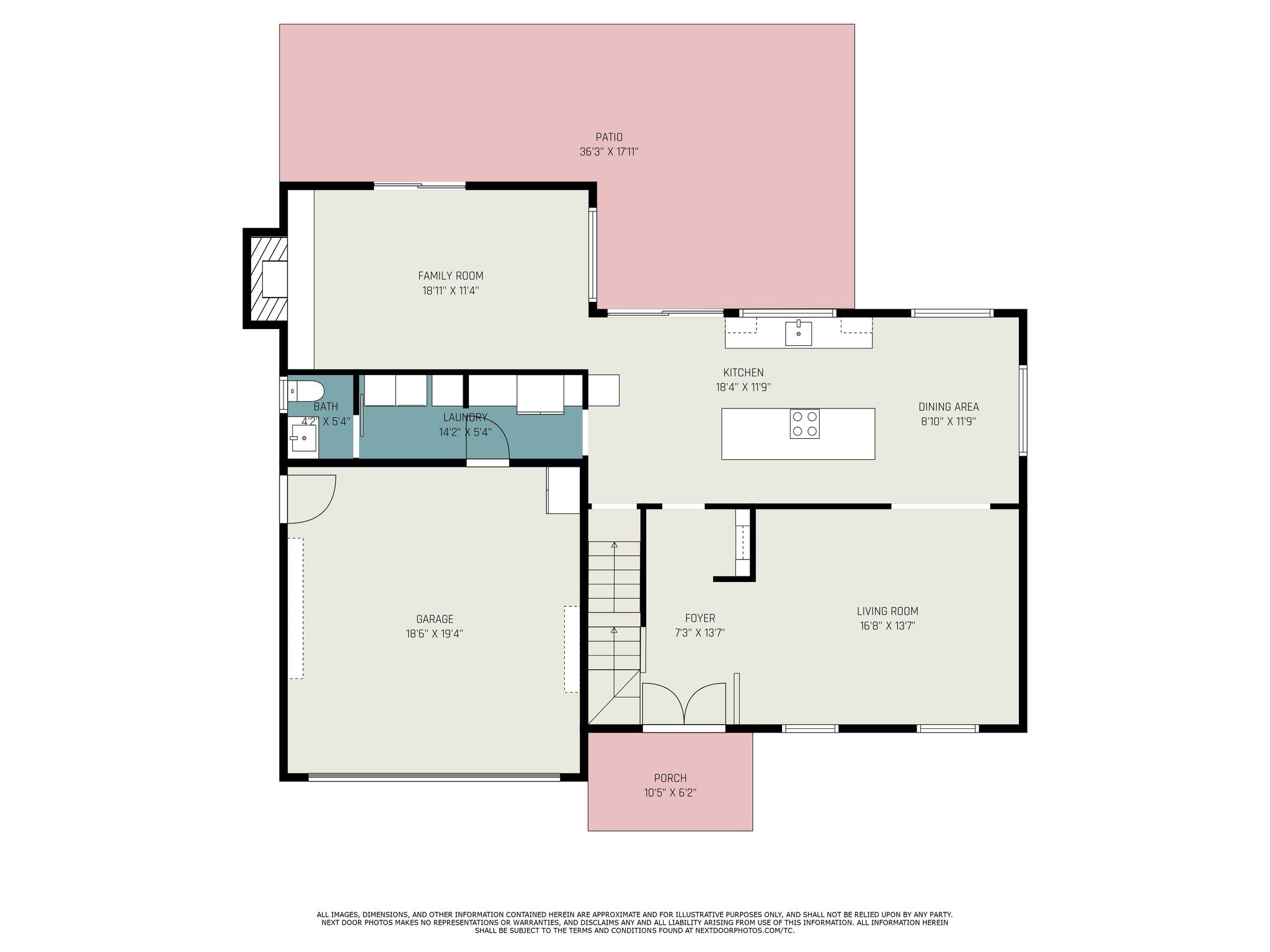 Entry level floor plan