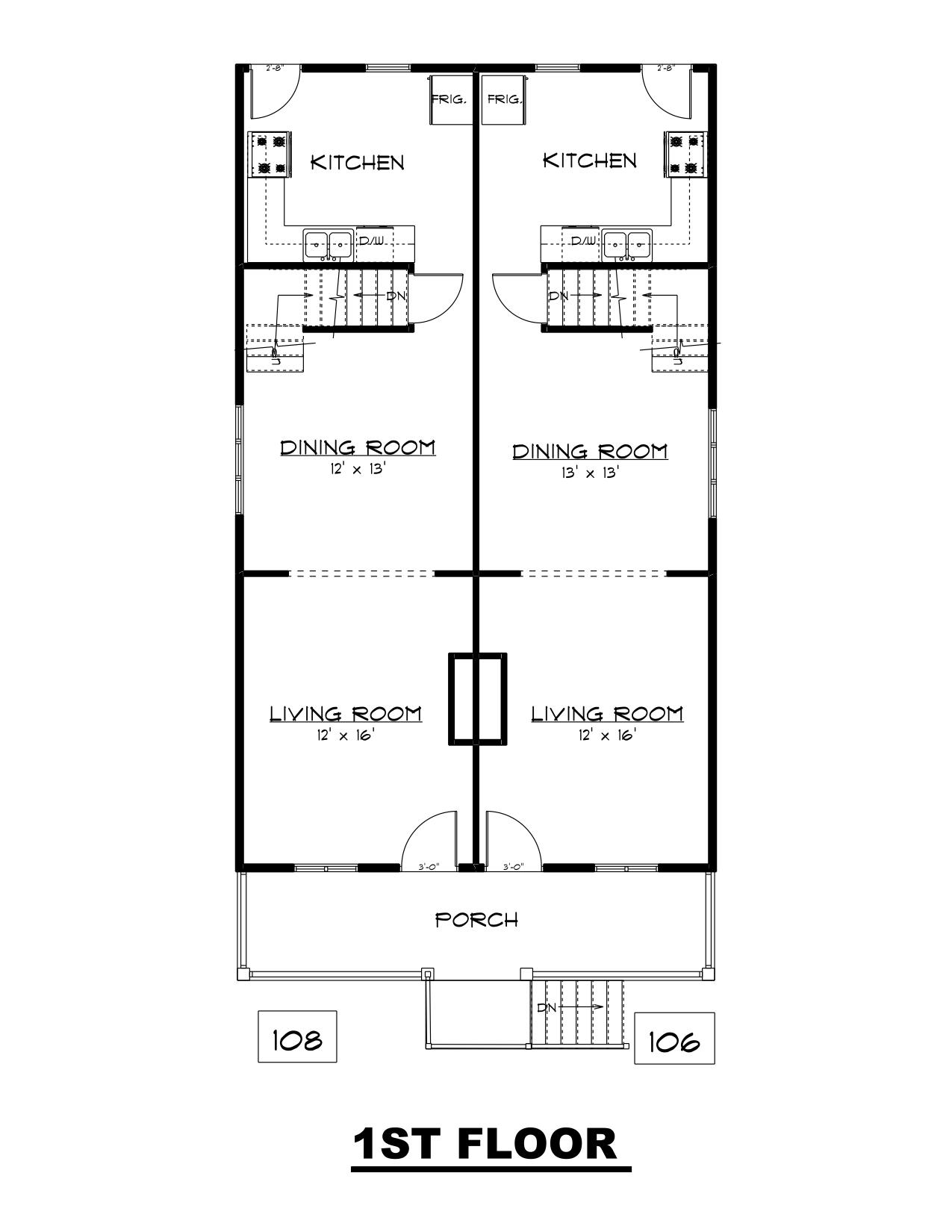 106-108 WEST PATTERSON AVE. 1ST FLOOR