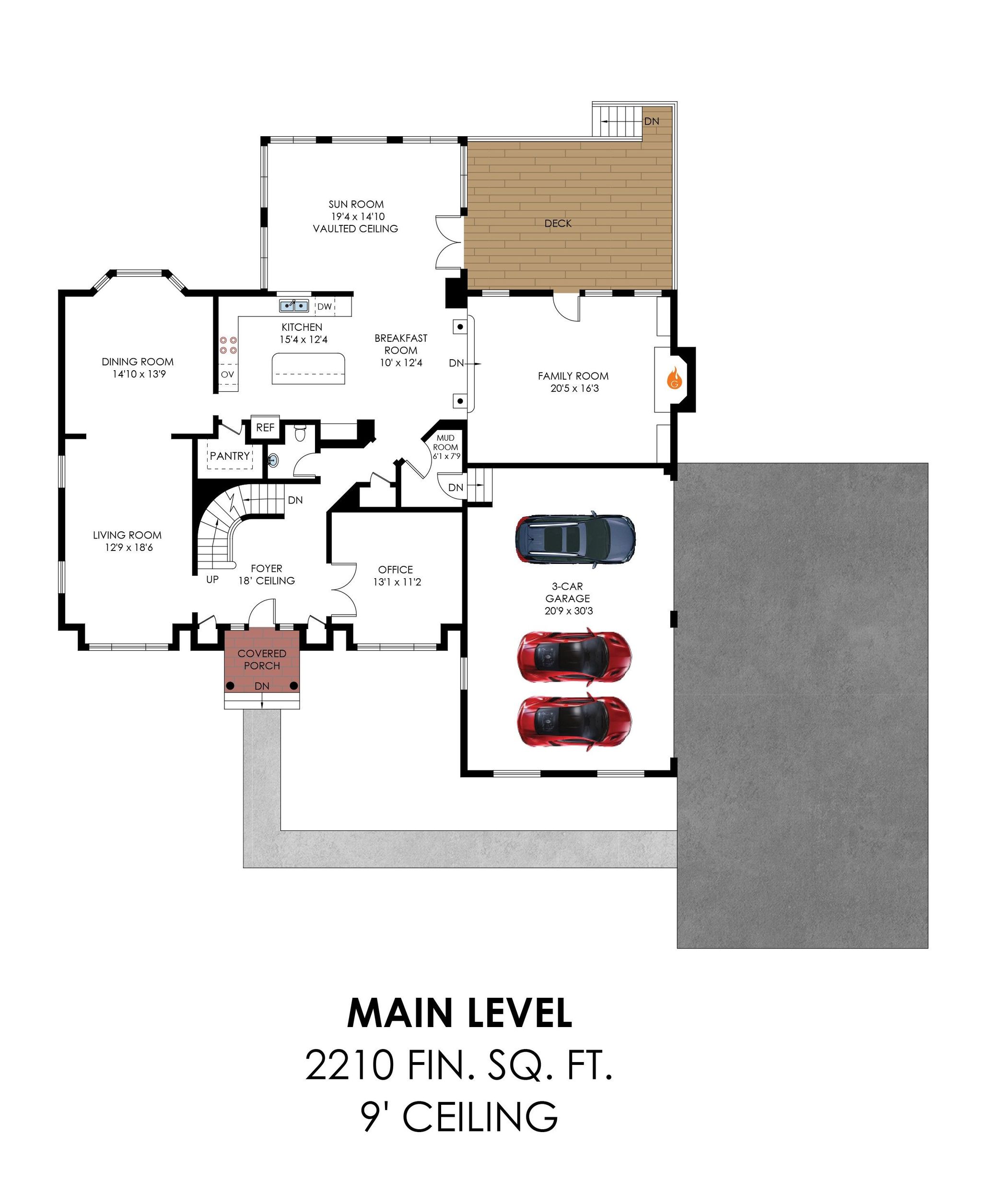 main level northfalls