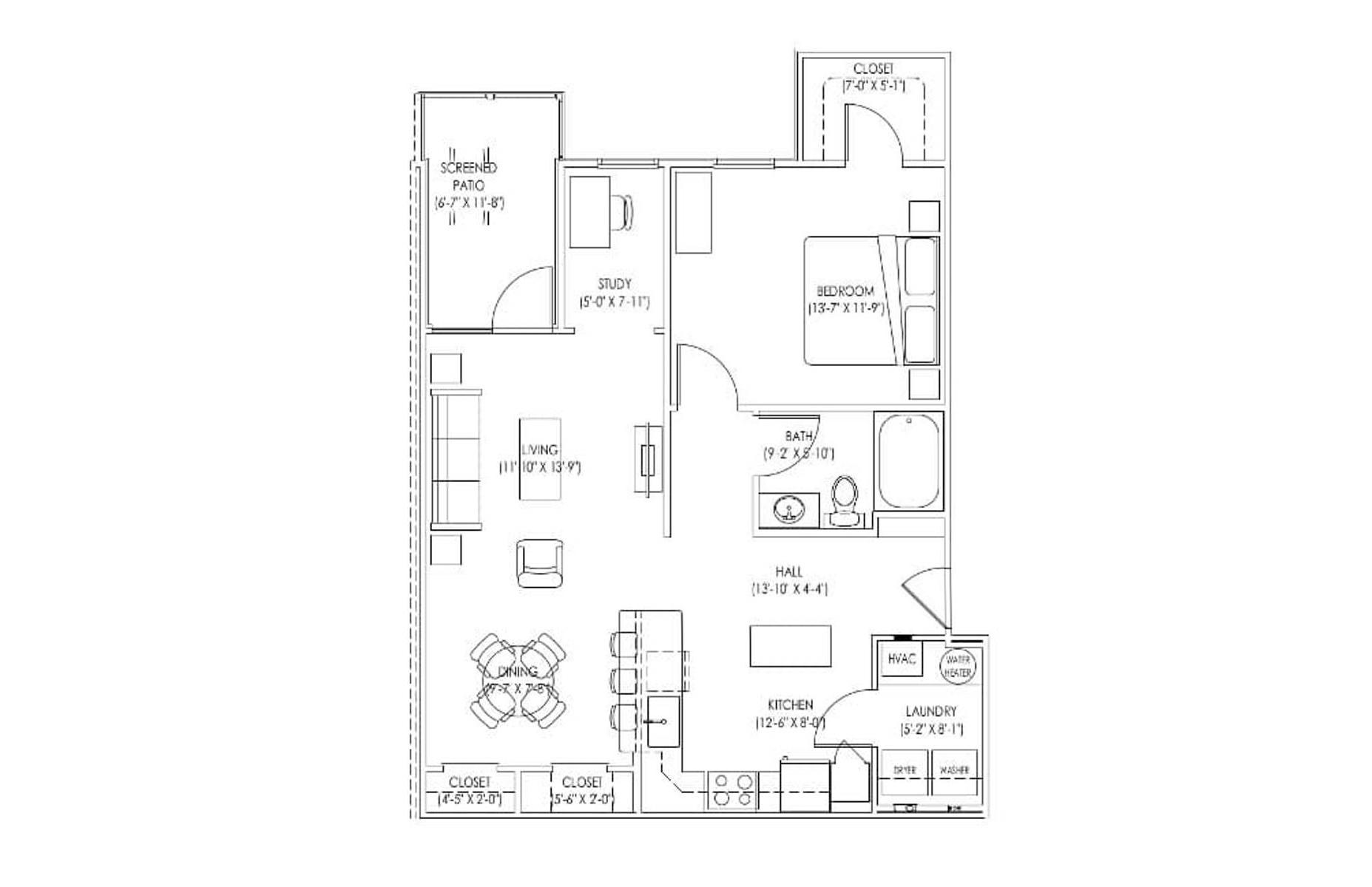 The Rustonian 1 - 1 Bed 1 Bath
