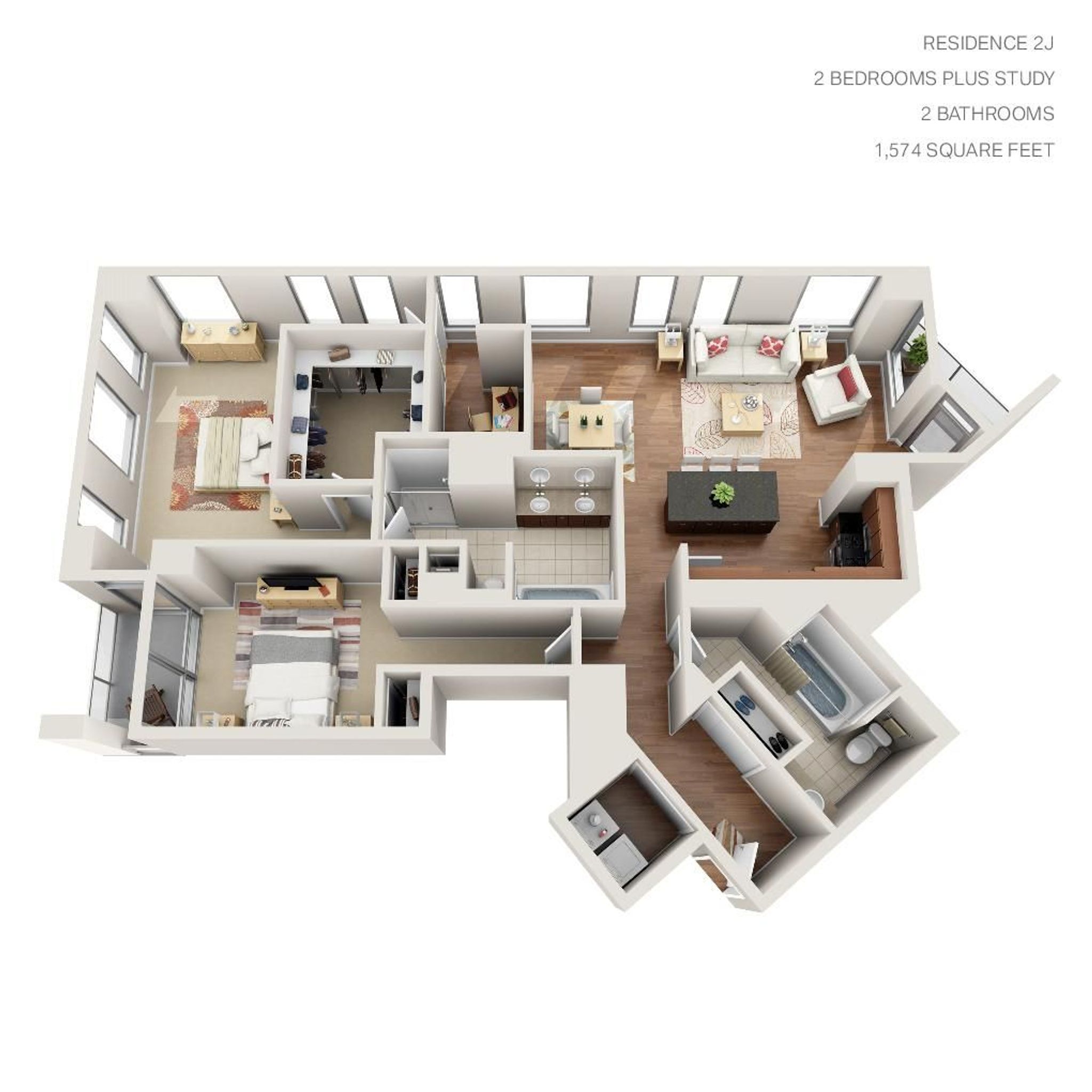 Park Lafayette Towers 2J