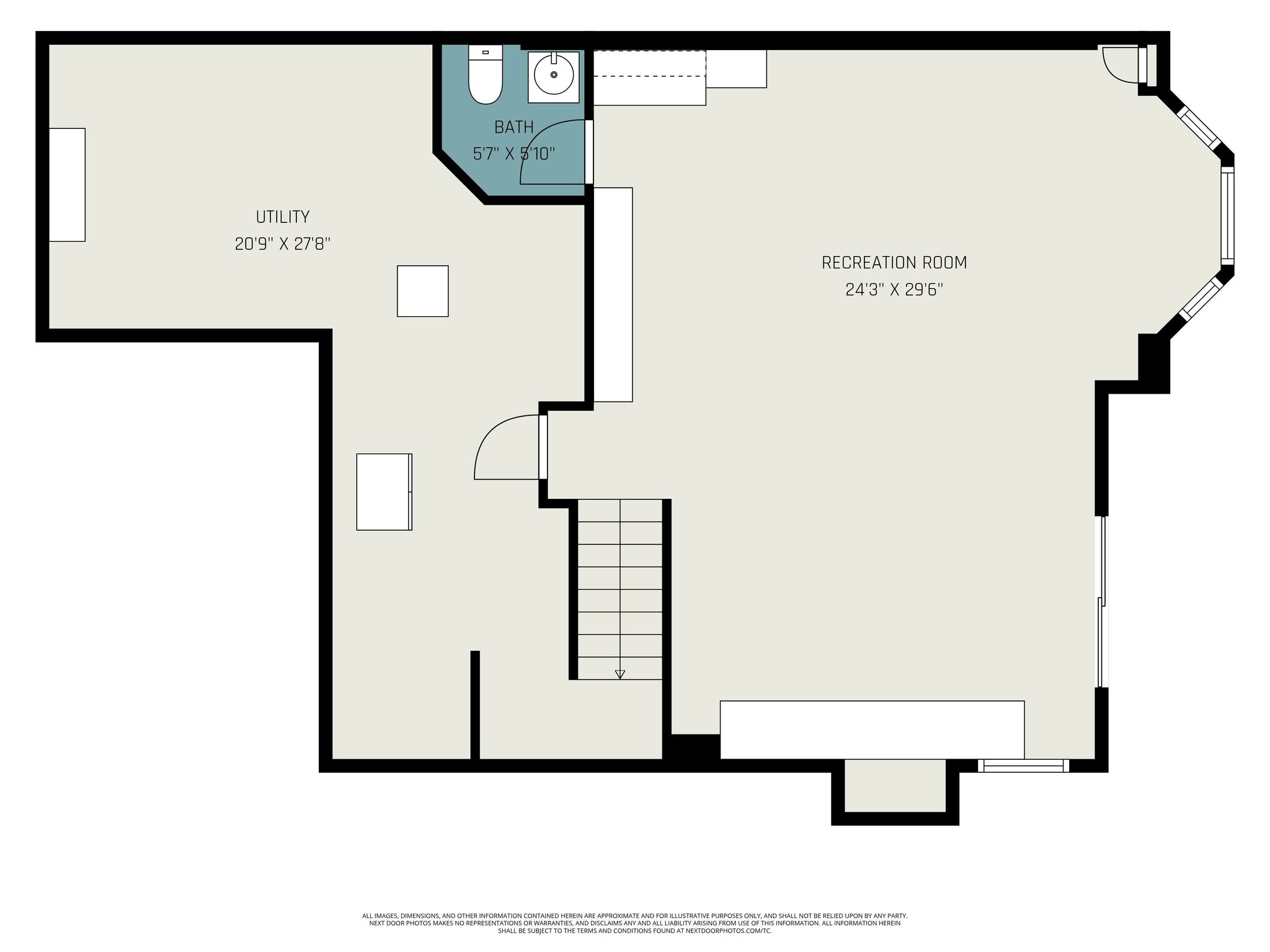 Basement floor plan