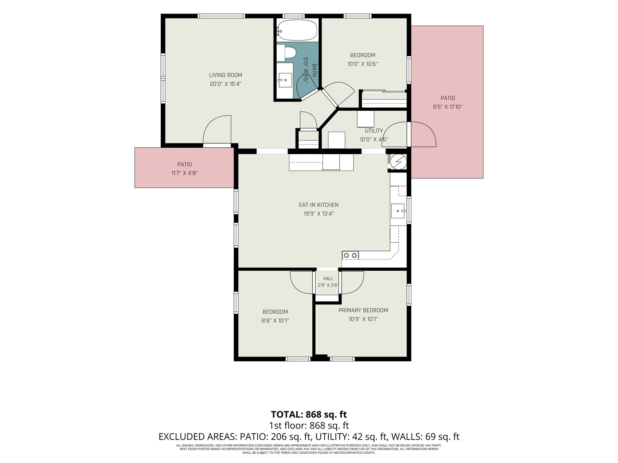 Main level floor plan