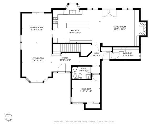 1st Floor with Dims