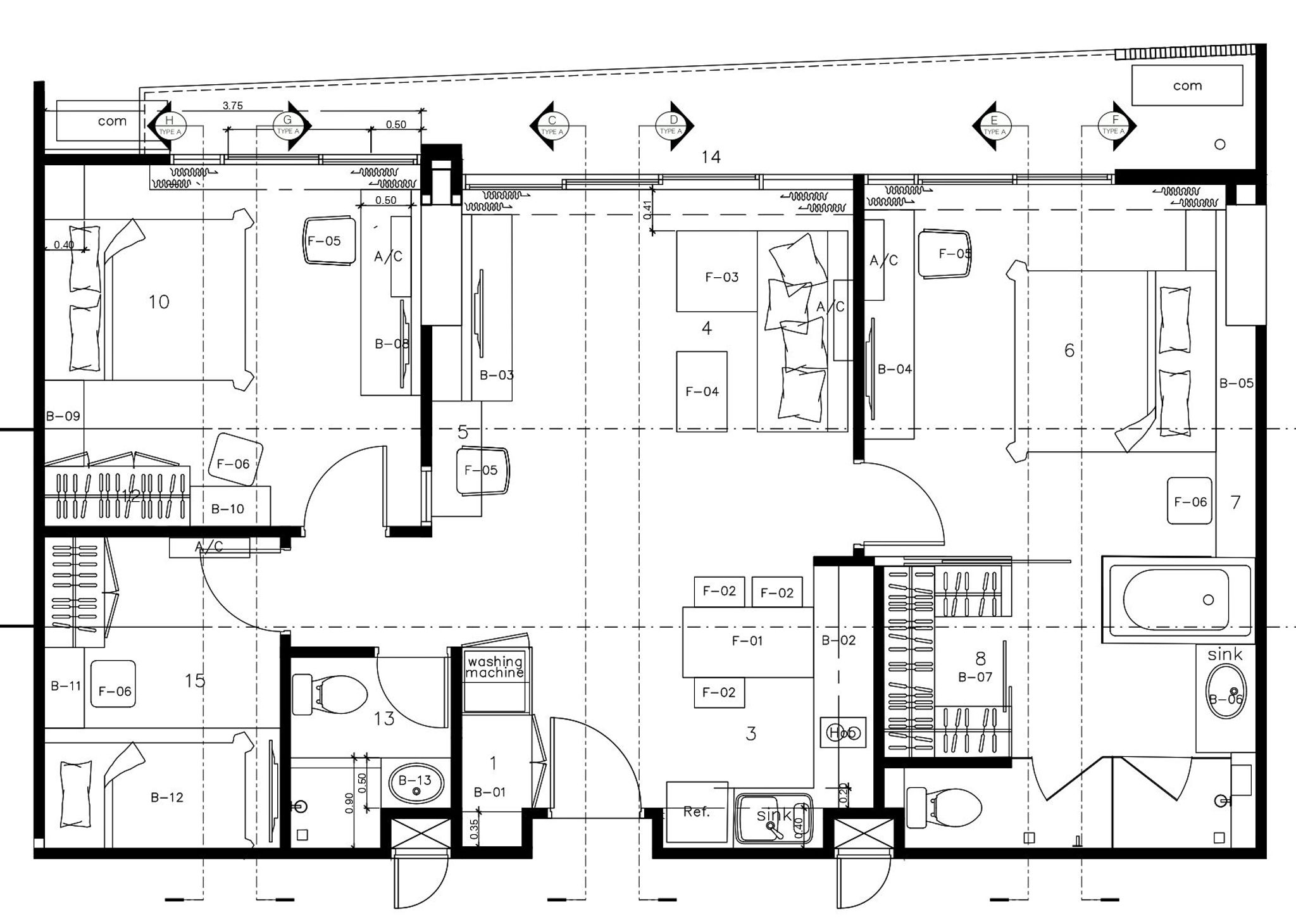 3Bedroom 96sqm Type A
