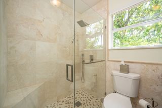 Marble Finished Downstairs Master Bathroom