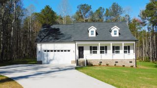 Front view and front yard