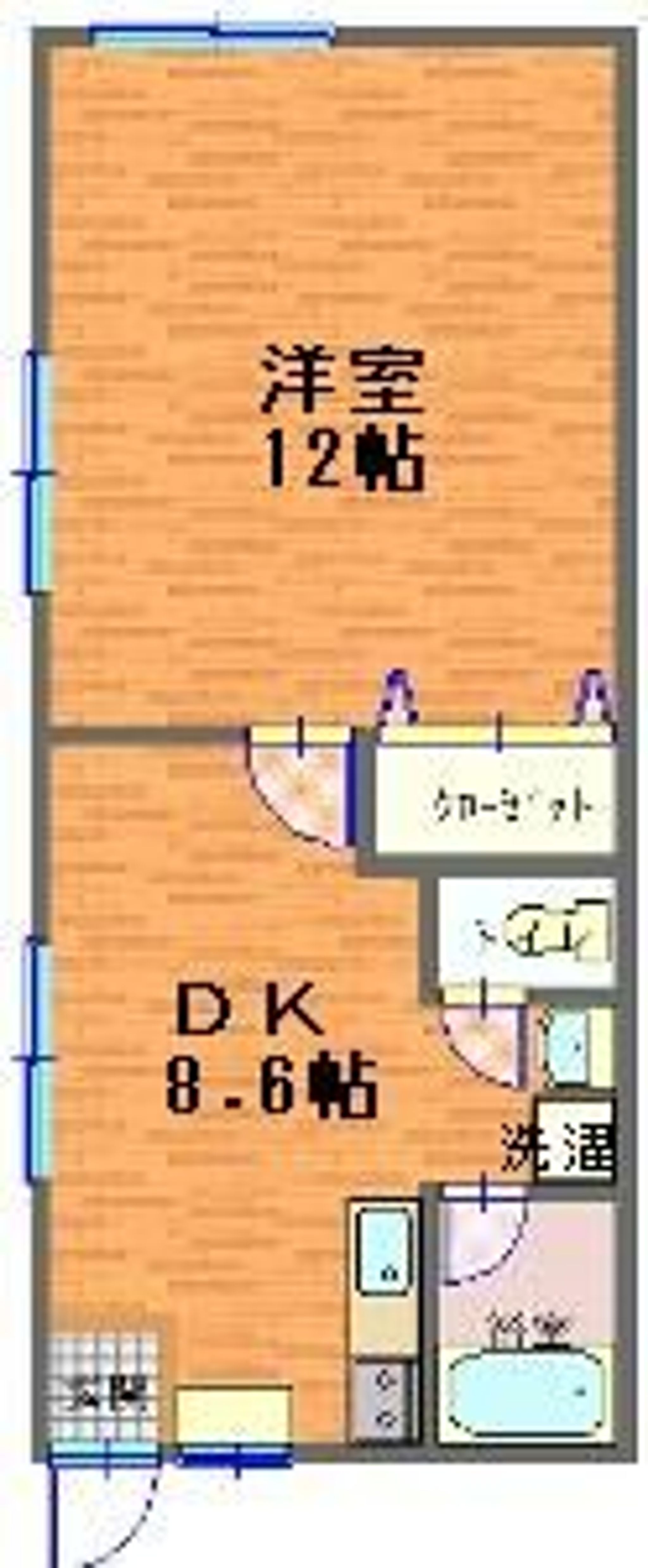 ハイツ市野沢　　 　201号室