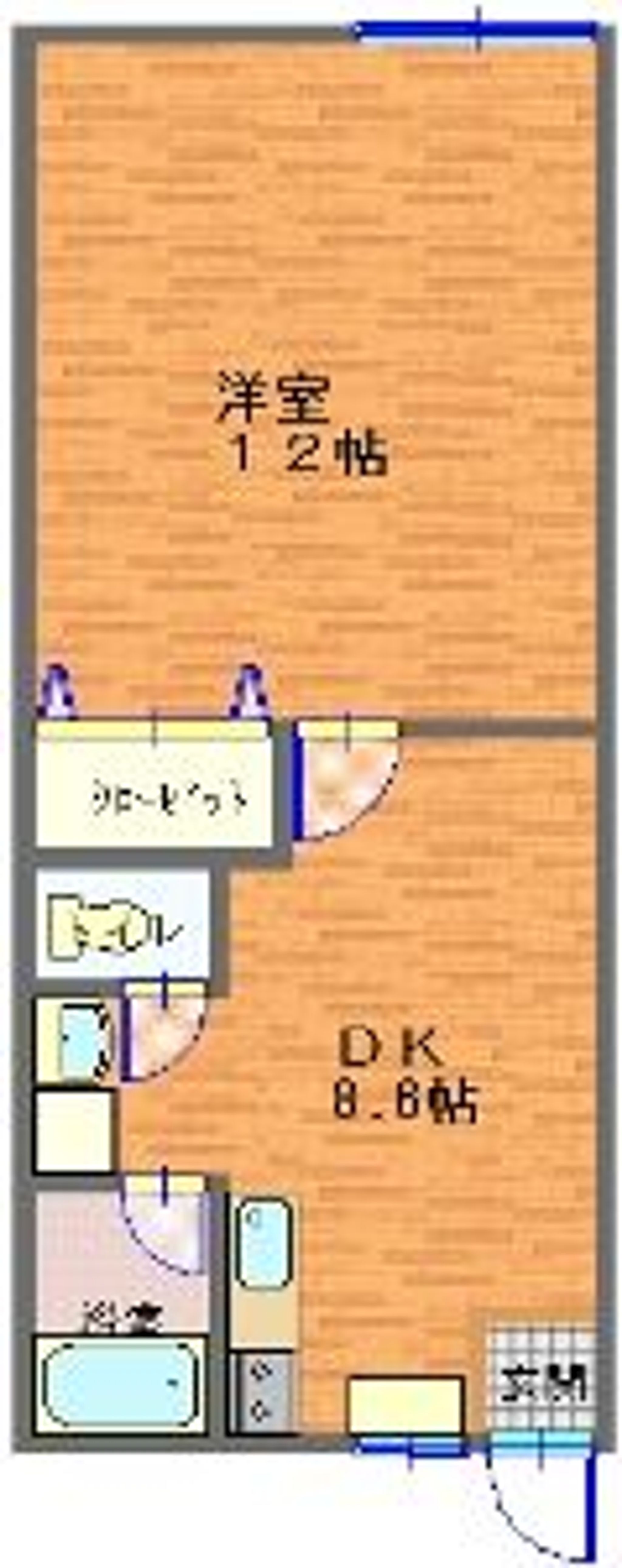 ハイツ市野沢　　　　102号室
