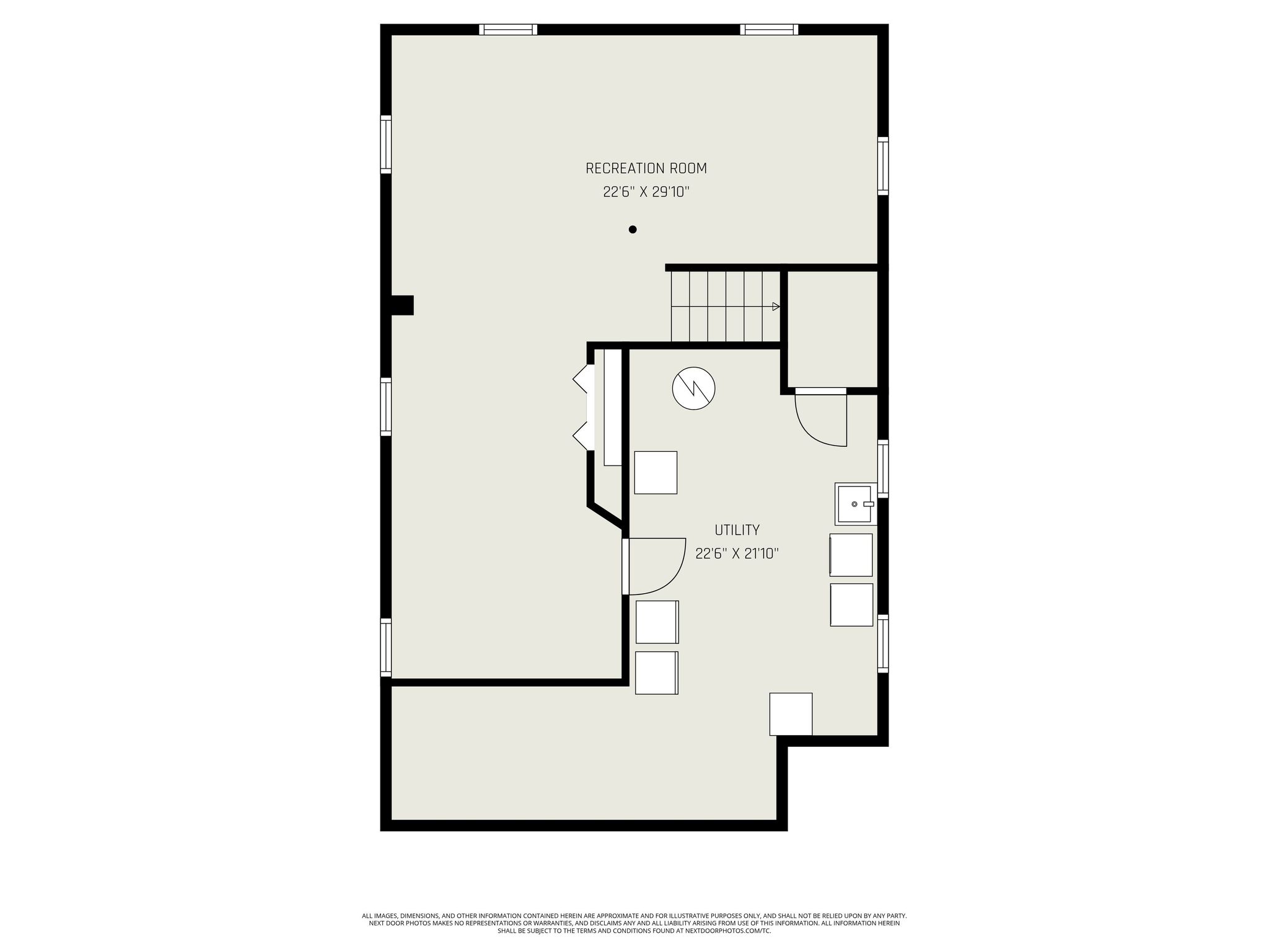 Basement floor plan.