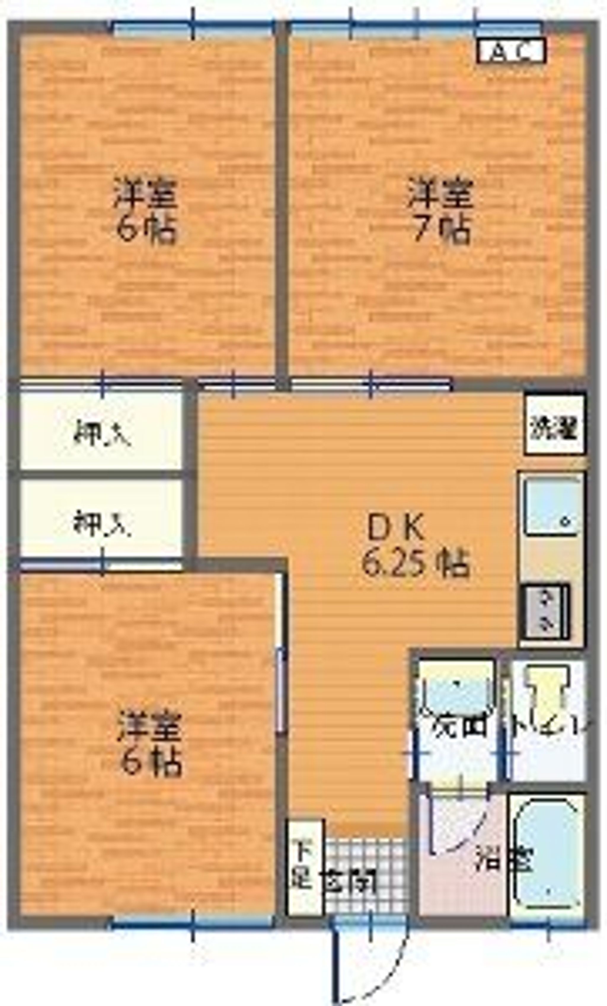 ヴィラ佐和田5号棟　8号室