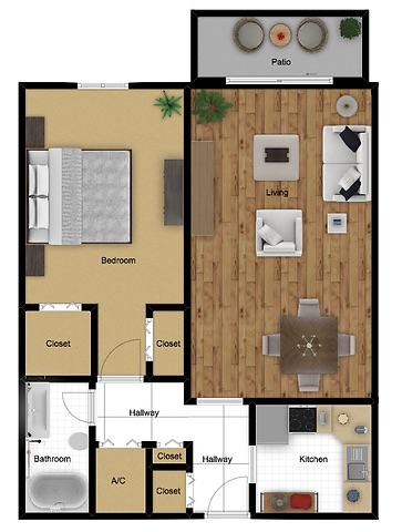 1 Bed | 1 Bath