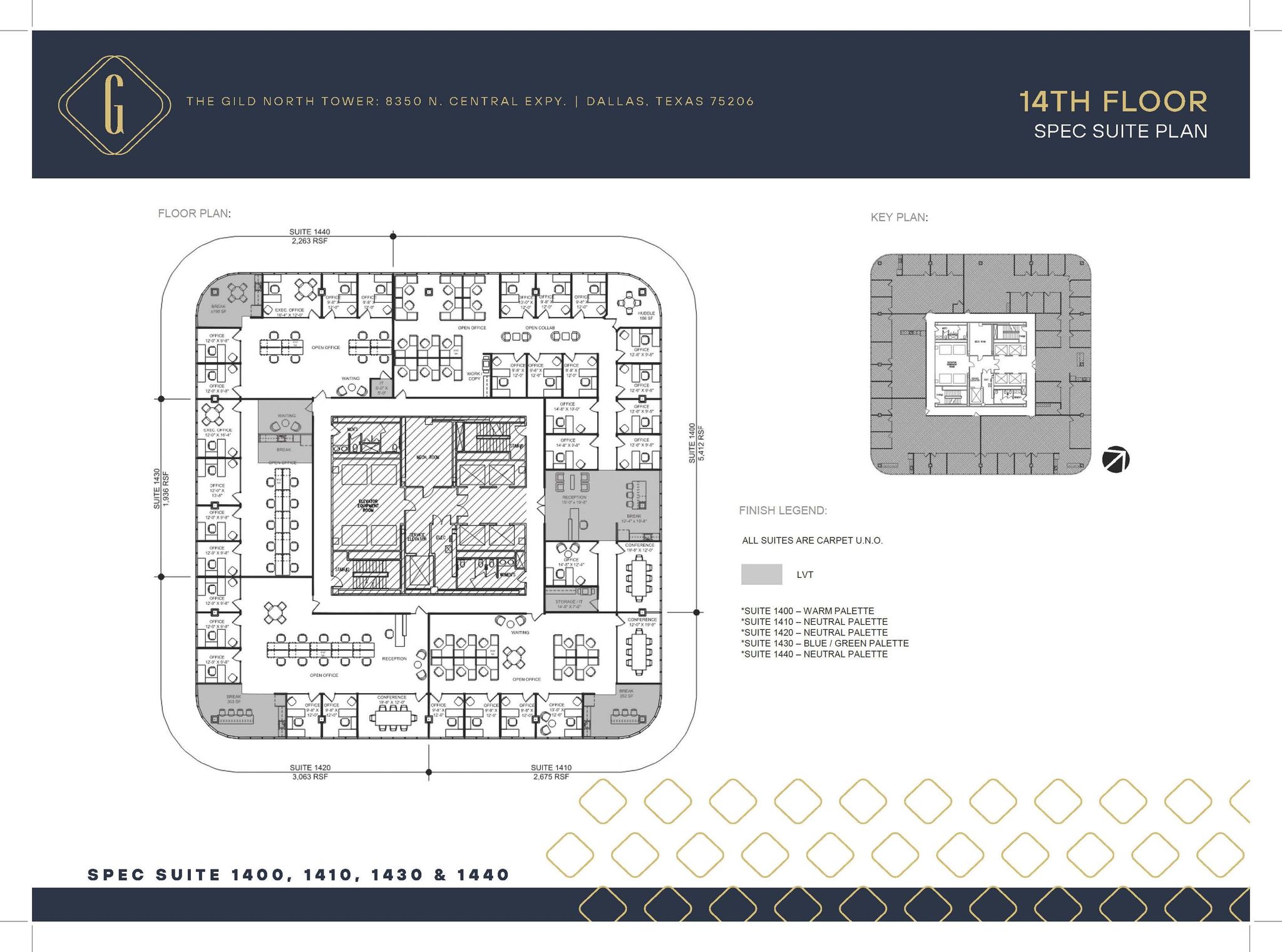 The Gild N-- Suite 1420 -- 3,063 SF