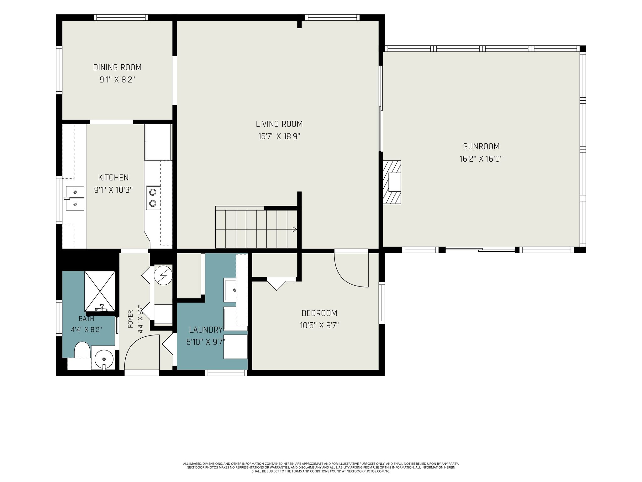 Entry level floor plan
