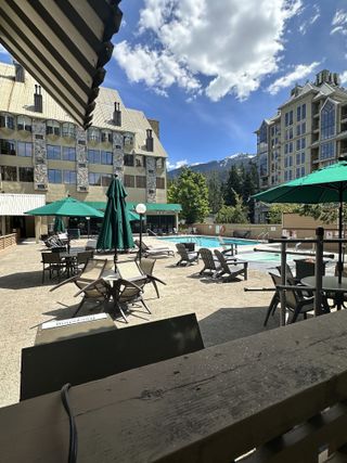 Patio/ Signage (pool part of hotel)