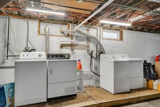 laundry units in basement