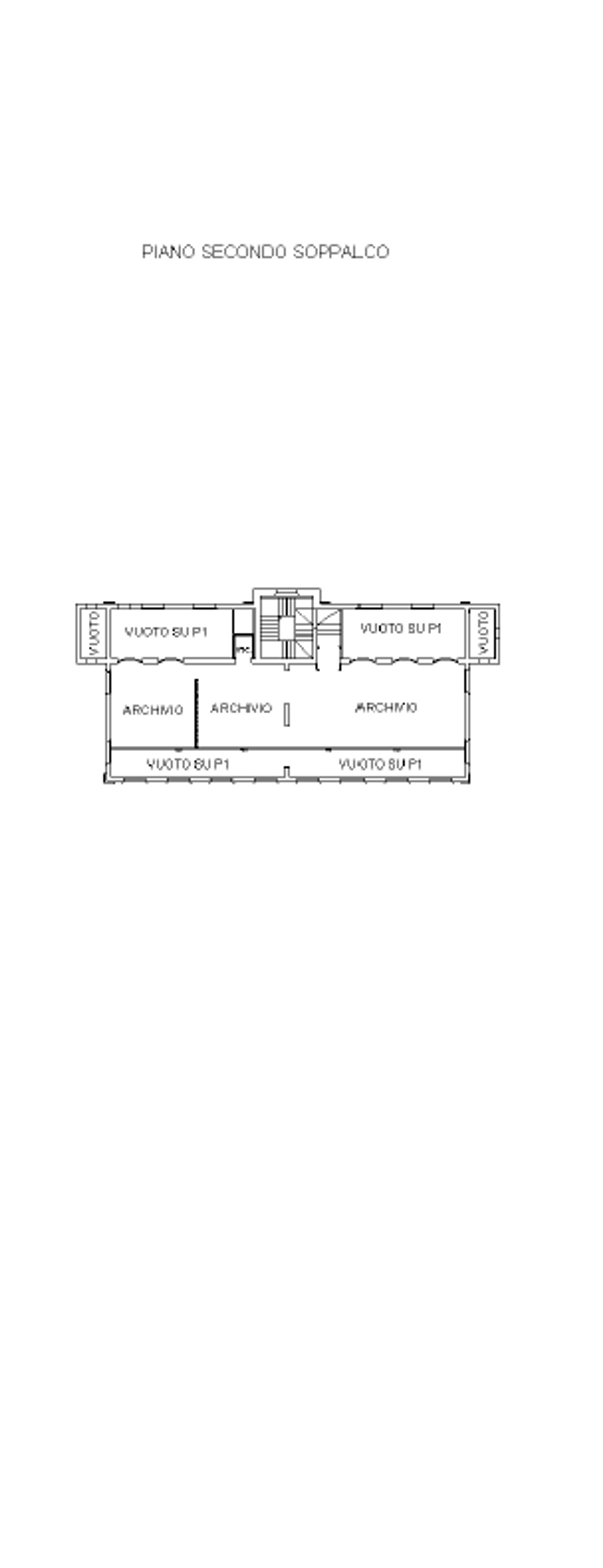 GY51- 111068 planimetria piano seccondo soppalco
