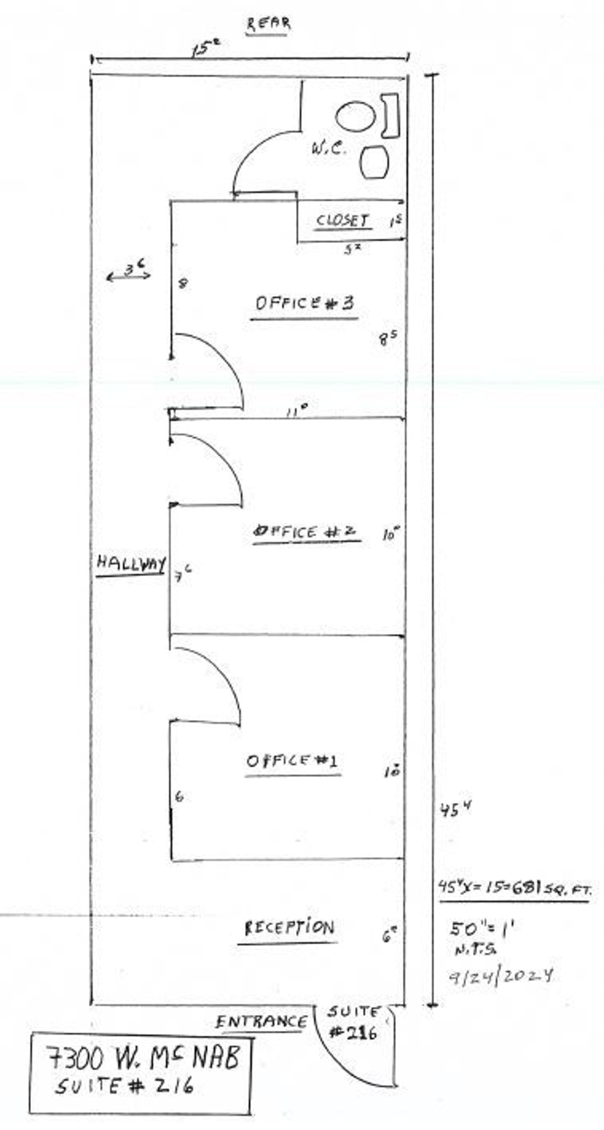 McNab Commons 216 plan